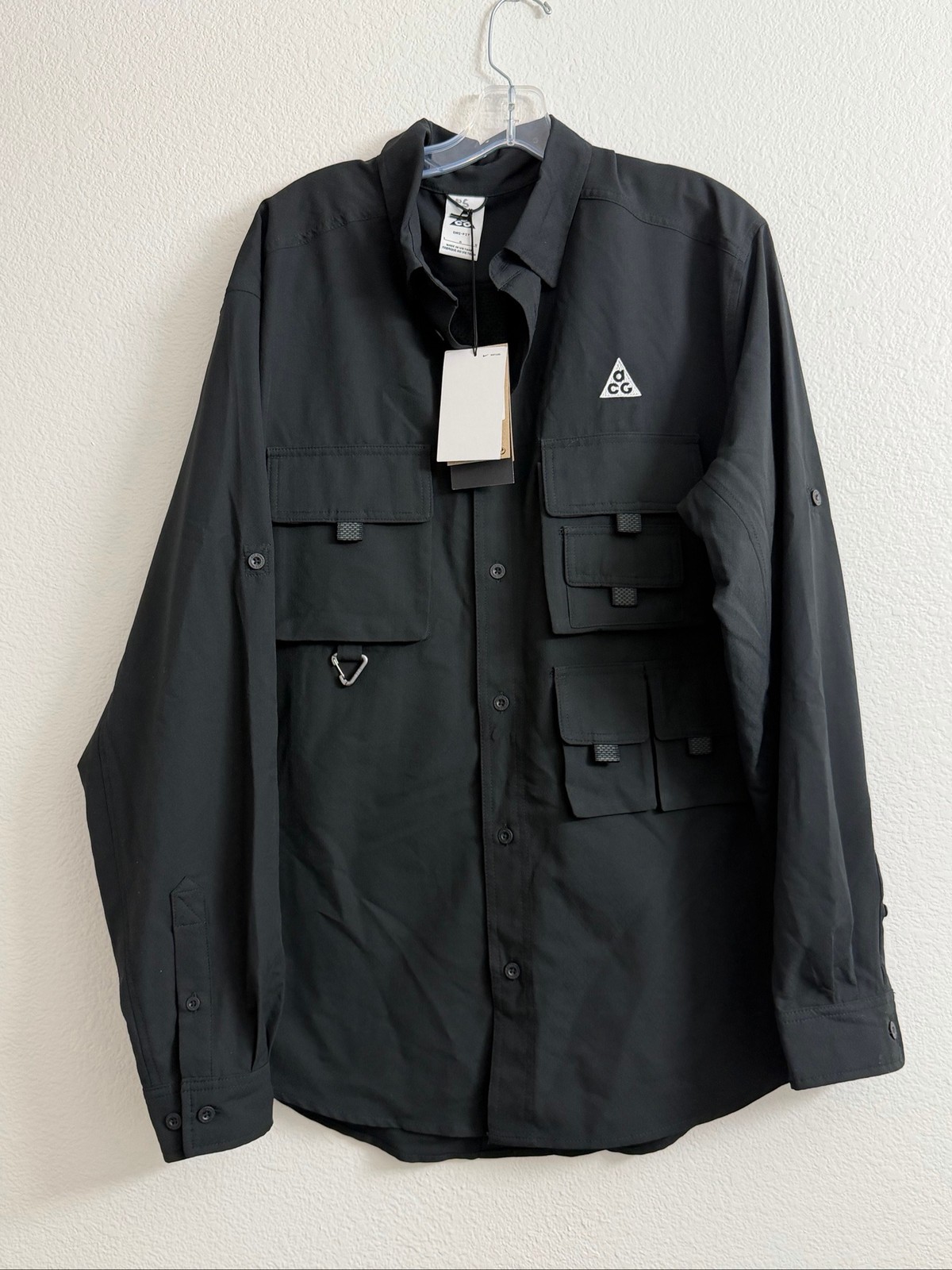 NWT Nike ACG Dri-FIT ADV UV LS Shirt Black Men’s Size L NWT Nike ACG Dri-FIT ADV UV LS Shirt Black Men’s Size L