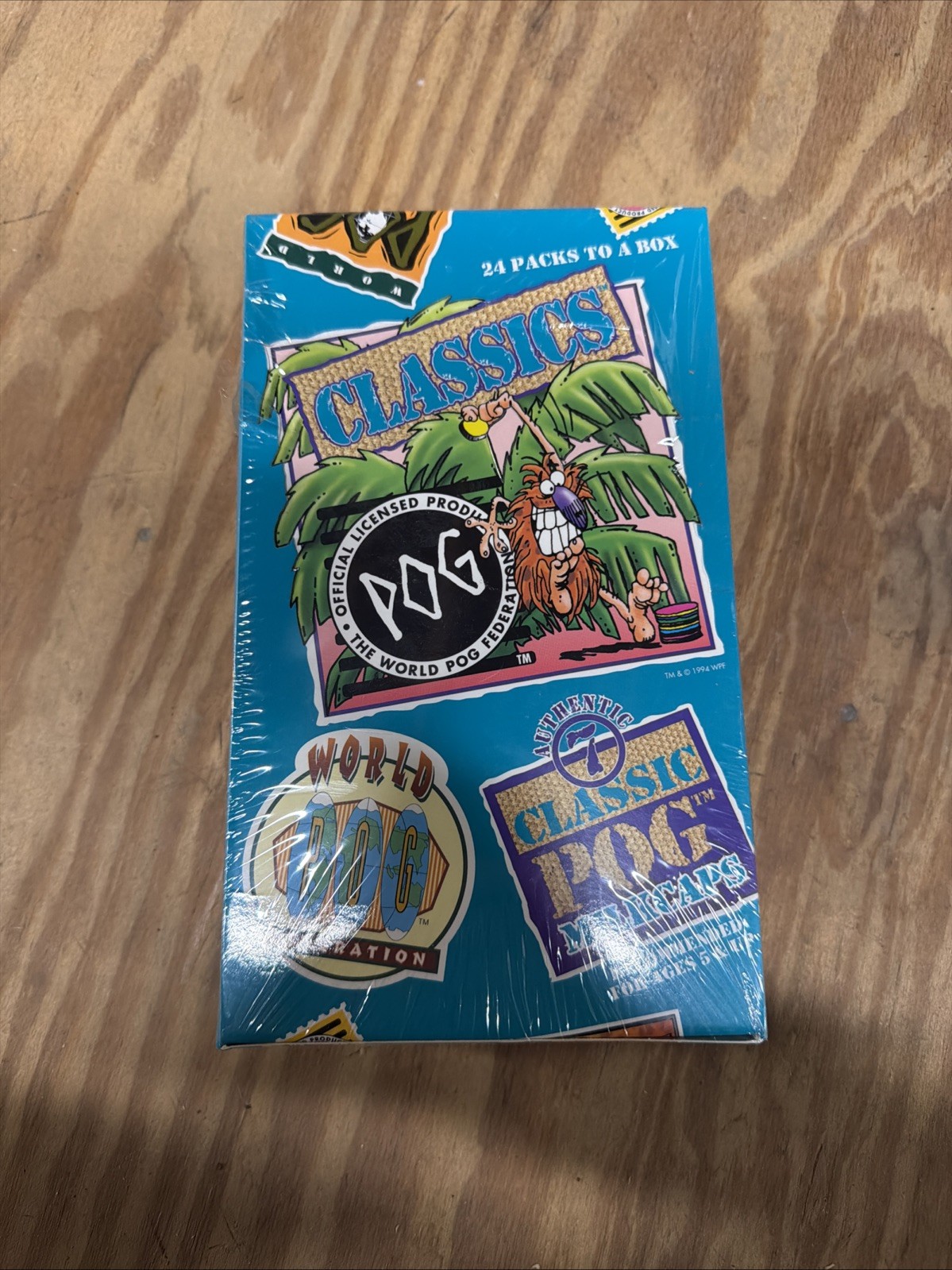 Rare Authentic Classics Pogs Milkcaps Unopened Box of 24 Packs SEALED Rare Authentic Classics Pogs Milkcaps Unopened Box of 24 Packs SEALED