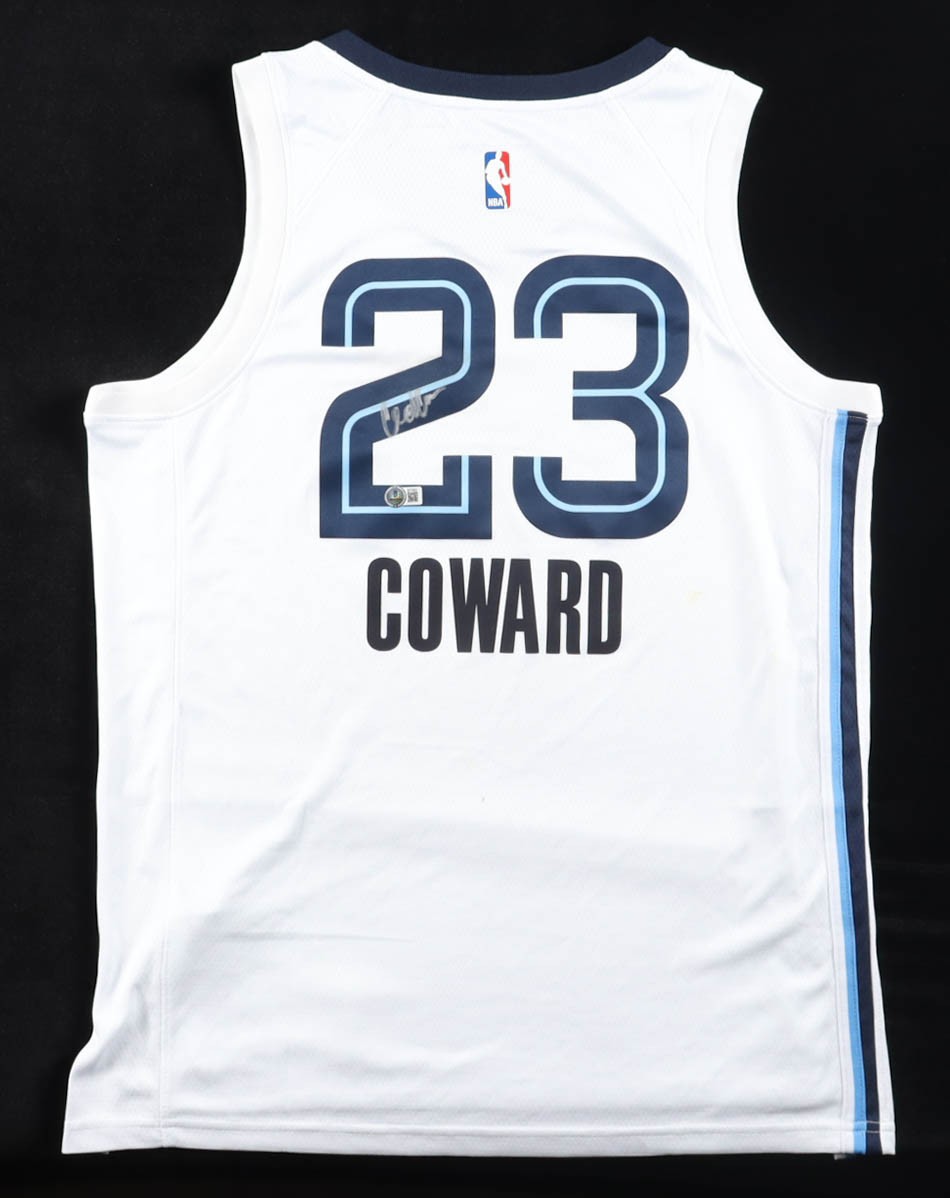 Cedric Coward Signed Memphis Grizzlies NIKE Jersey Beckett BAS COA Autographed
