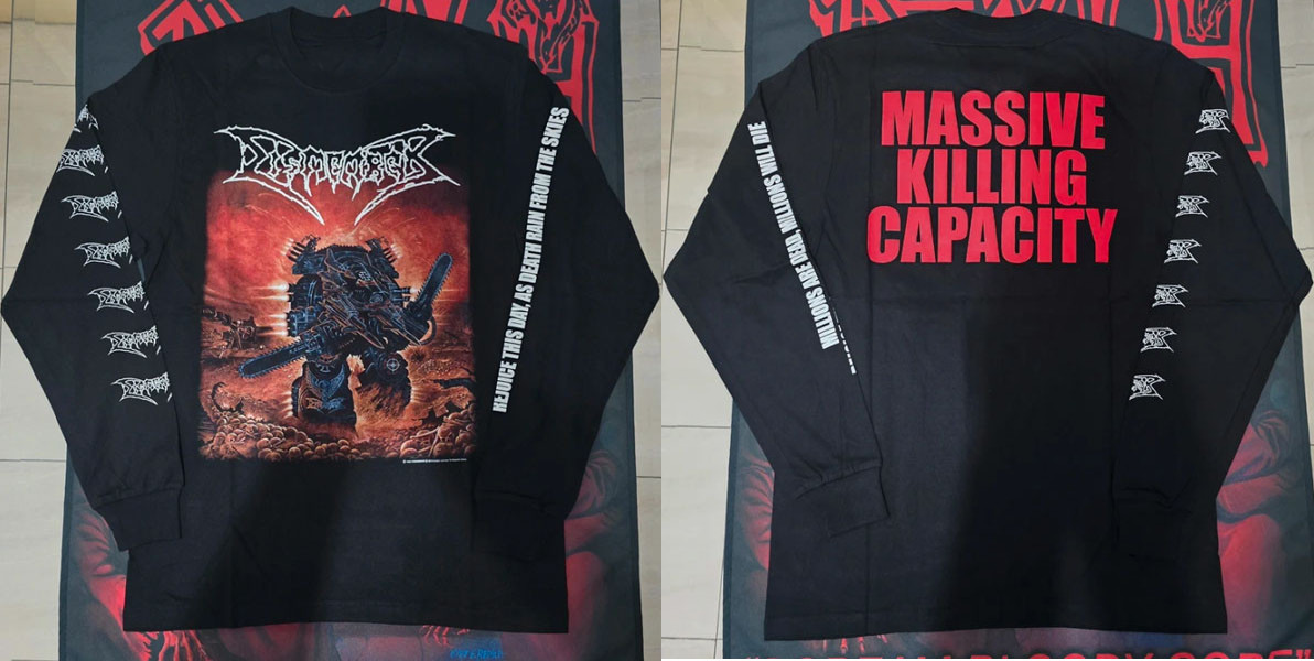 DISMEMBER - MASSIVE KILLING CAPACITY LONGSLEEVE DISMEMBER - MASSIVE KILLING CAPACITY LONGSLEEVE