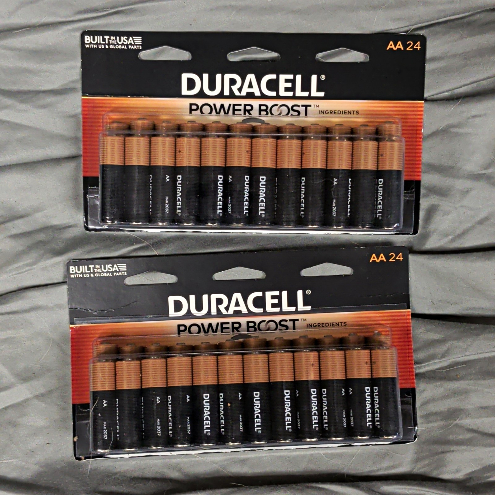 Duracell Coppertop Power Boost AA Batteries 48 Count (2 x 24) NEW SEALED