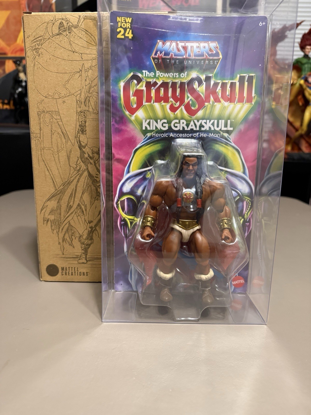 Masters Of The Universe Origins King Grayskull Mattel Creations Exclusive Figure Masters Of The Universe Origins King Grayskull Mattel Creations Exclusive Figure