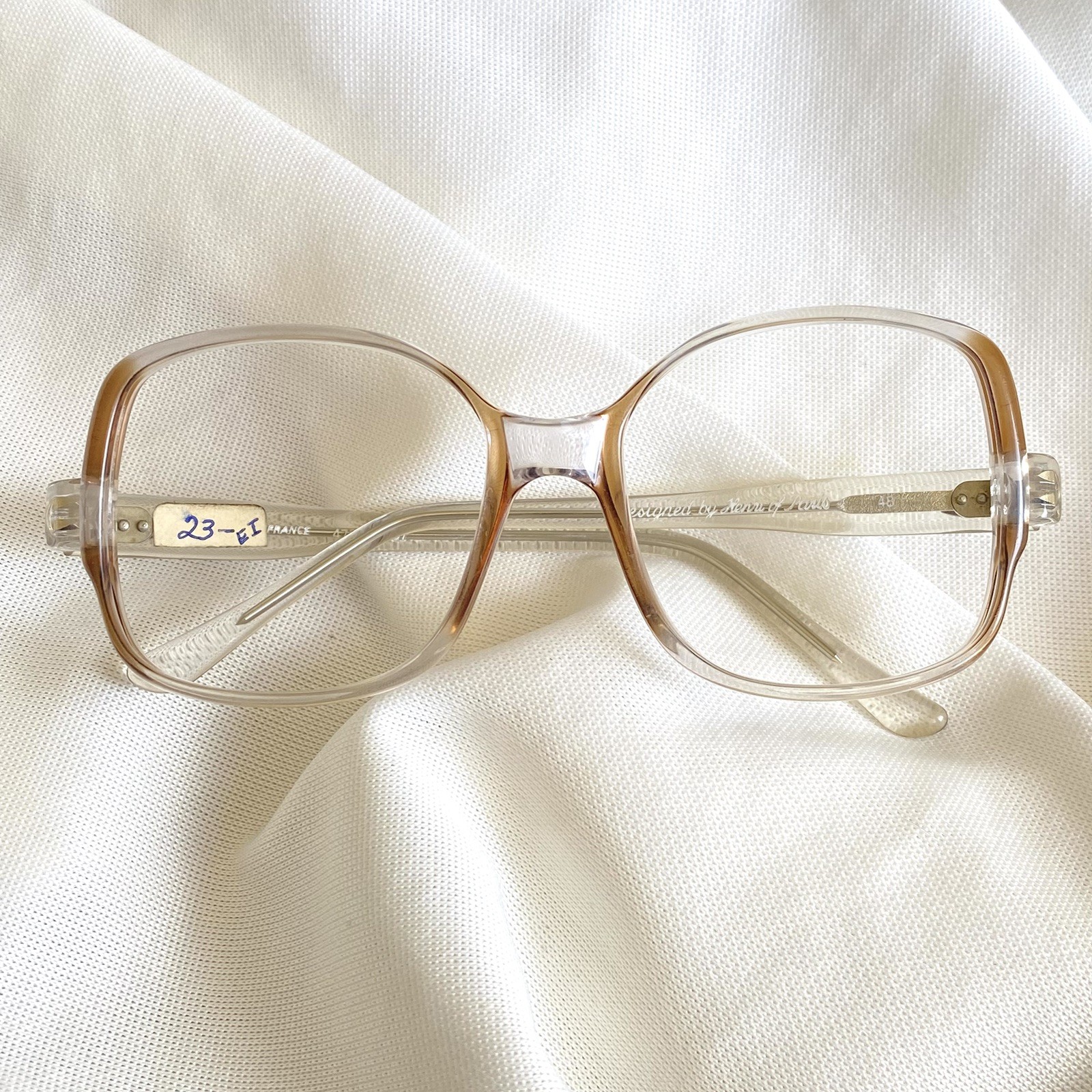Vtg NOS Henri De Paris Eyeglasses Style 472 Size 48 France FRAMES ONLY Vtg NOS Henri De Paris Eyeglasses Style 472 Size 48 France FRAMES ONLY