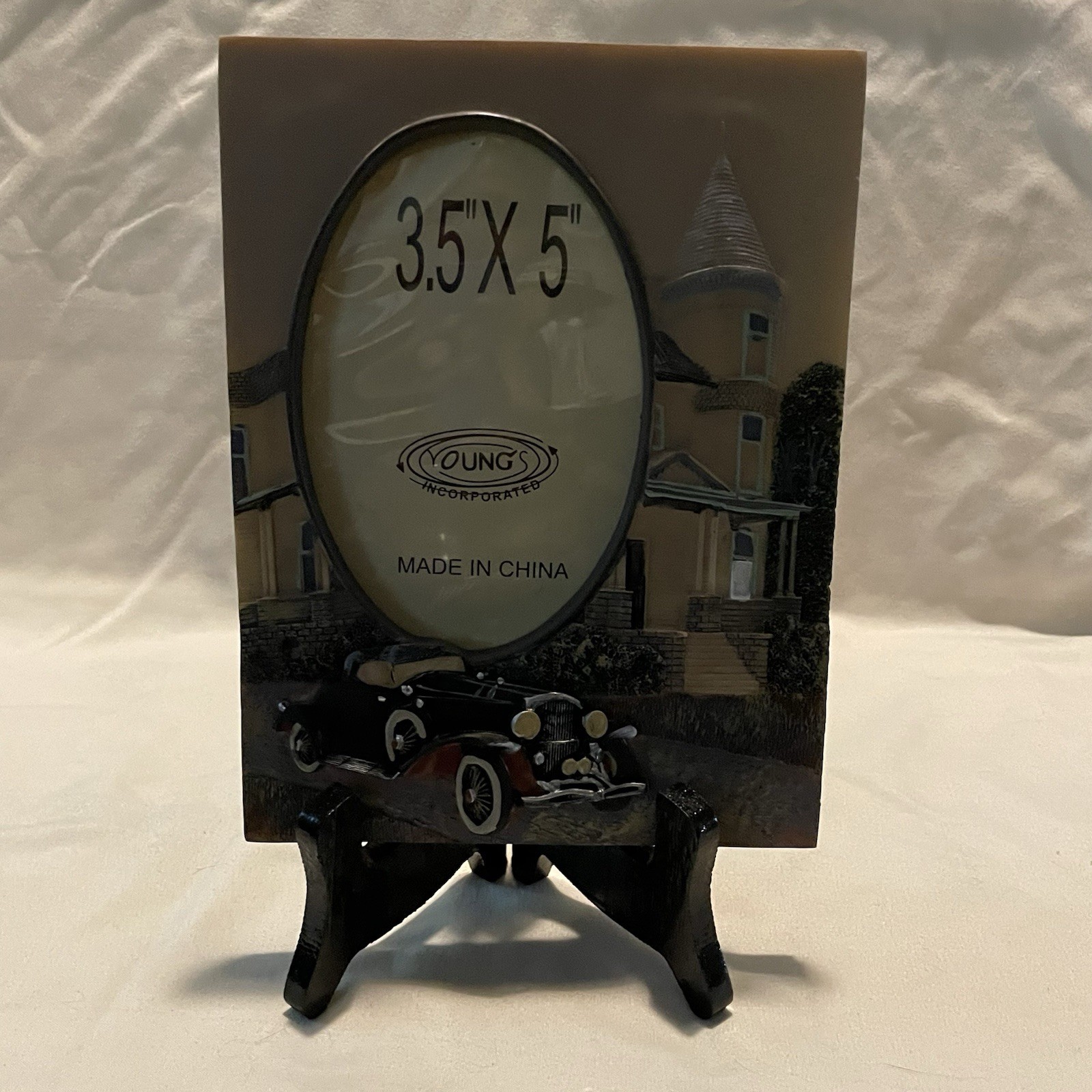 Antique Car 3D Picture Frame Fits 3.5” X 5” Photo