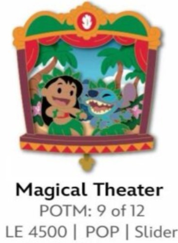Disney Parks Pin - Magical Theater Lilo & Stitch LE 4500 9/12 Disney Parks Pin - Magical Theater Lilo & Stitch LE 4500 9/12