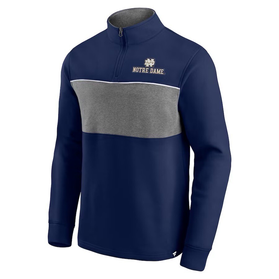 Fanatics Men’s Notre Dame Football Primary Logo 1/4 Zip Jacket Jersey Large L