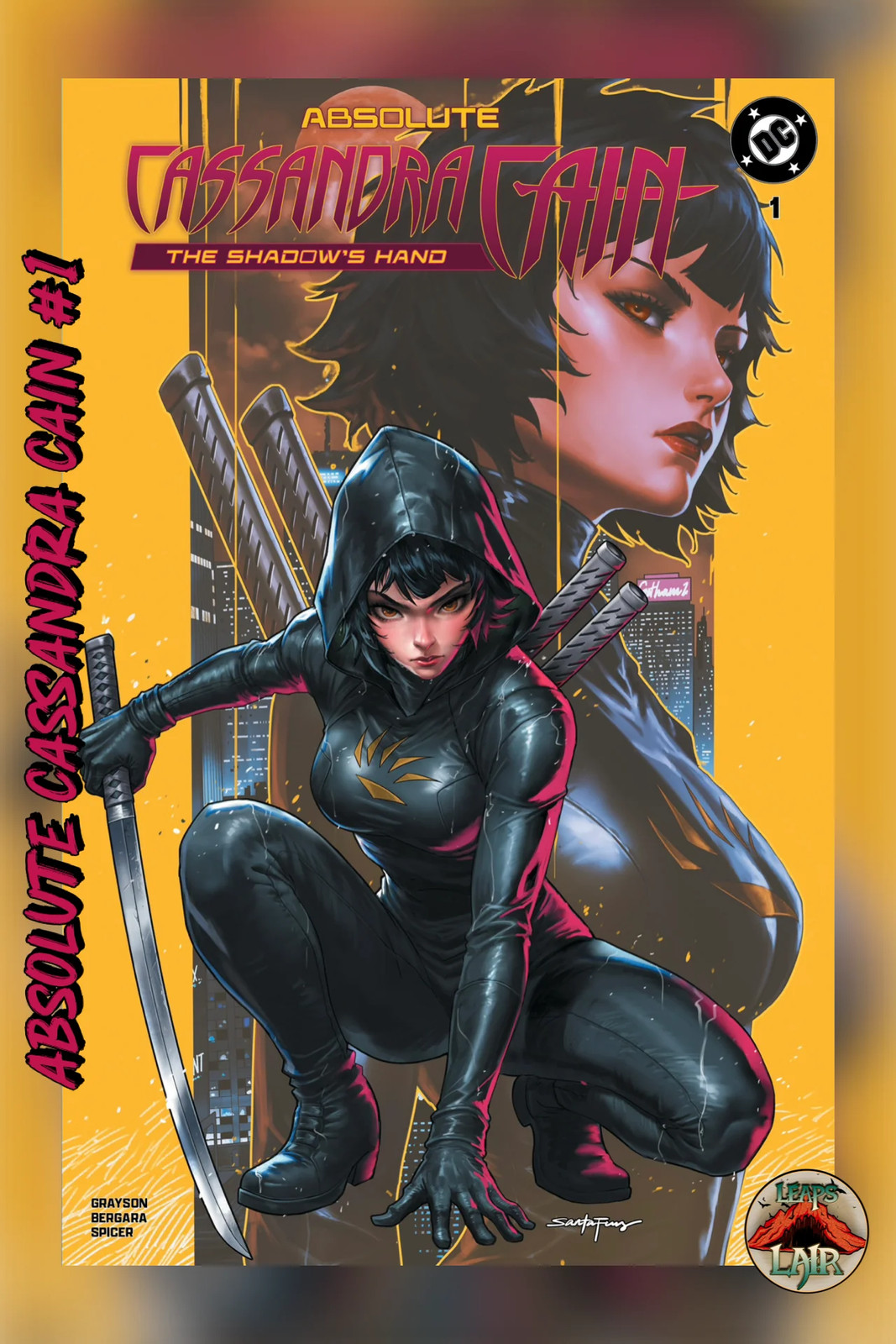 Absolute Cassandra Cain #1 Santa Fung LeapsLair Exclusive LTD 1000