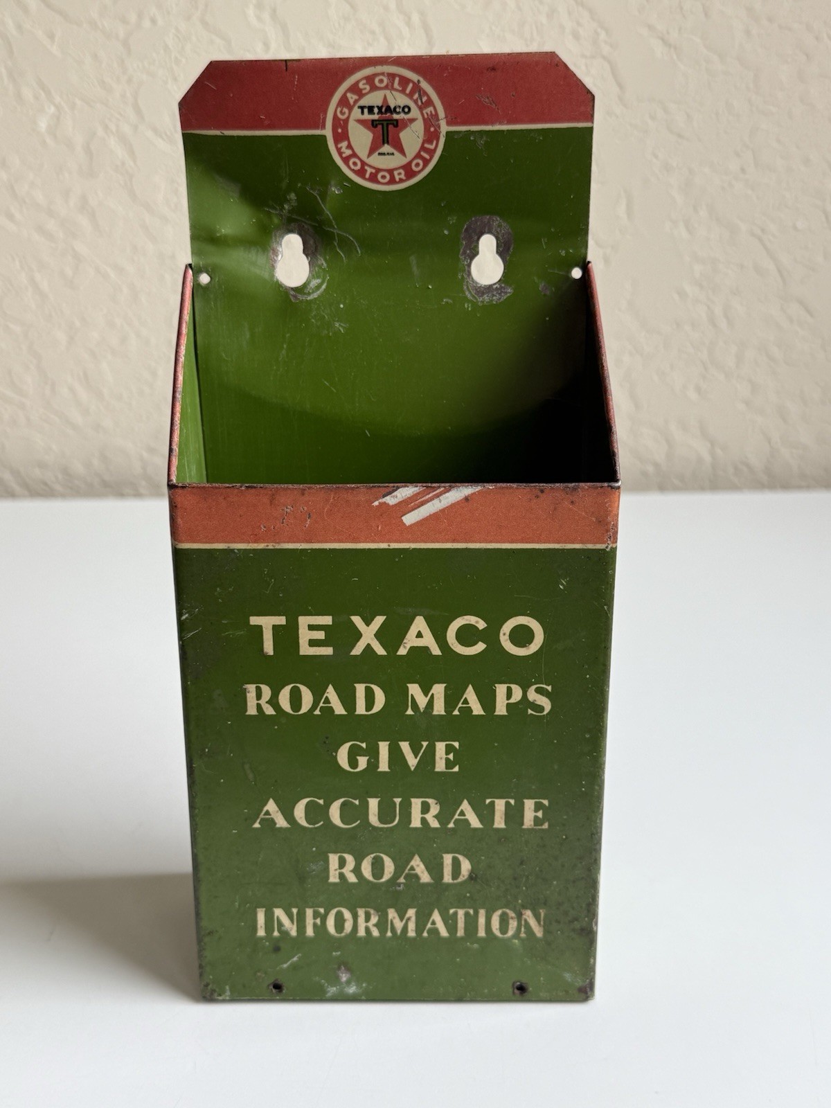 RARE 1930's Texaco Road Map Holder Display Give Accurate Road Information RARE 1930's Texaco Road Map Holder Display Give Accurate Road Information