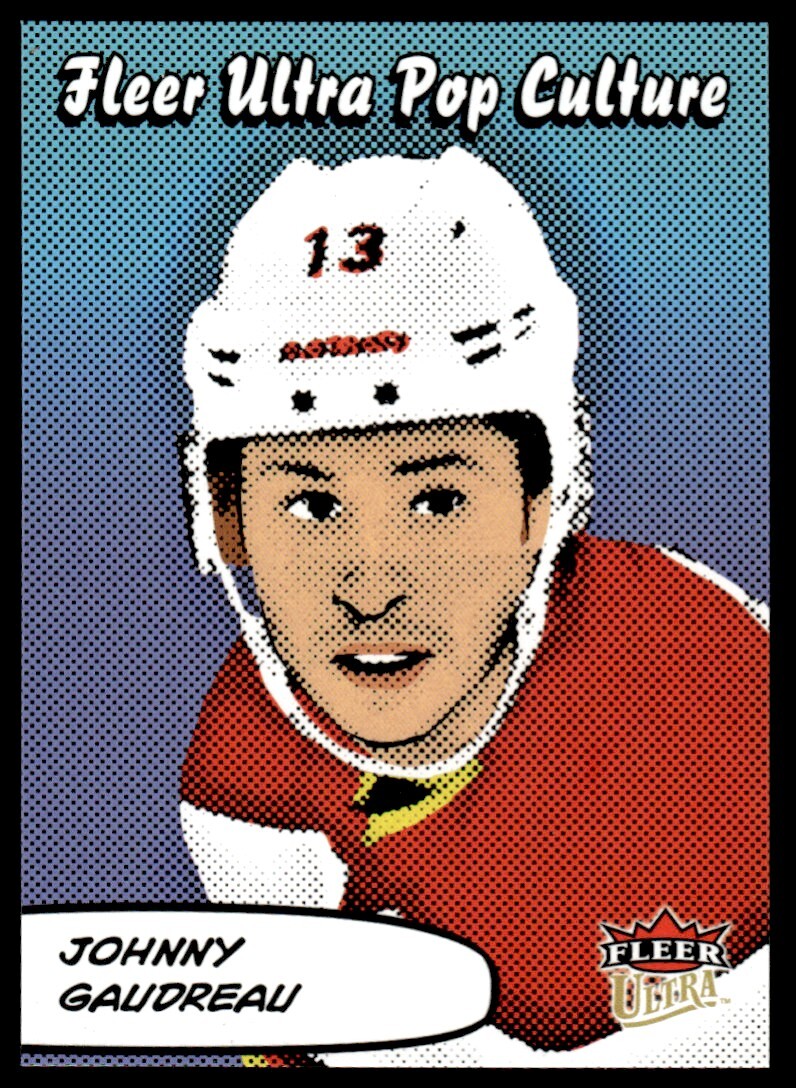 Johhny Gaudreau 2021-22 Fleer Ultra Hockey NHL #PC-37 POP CULTRURE Johhny Gaudreau 2021-22 Fleer Ultra Hockey NHL #PC-37 POP CULTRURE