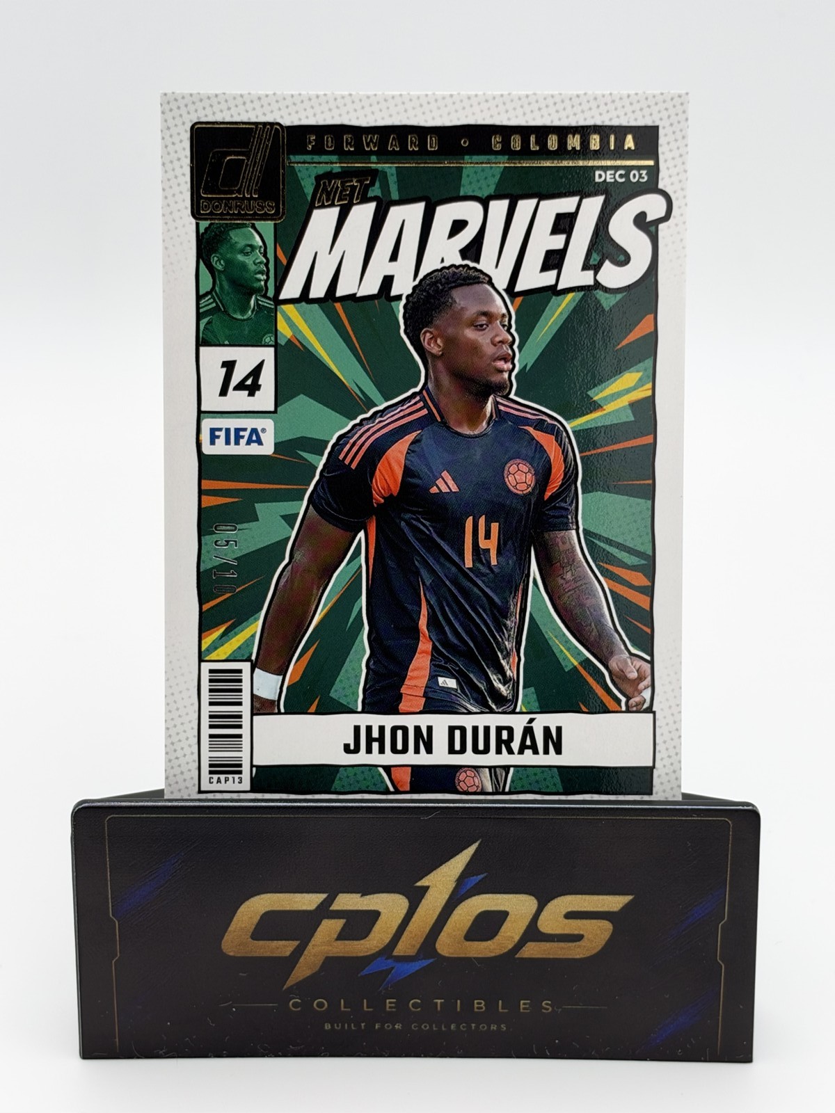 Jhon Duran 24/25 Net Marvels Black Panini Donruss FIFA Soccer Colombia /10