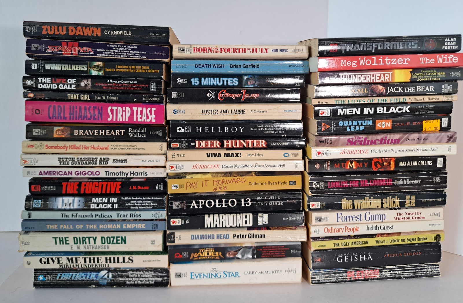 Movie & TV Tie-In Book Lot of 10 Random Titles - Vintage to Modern
