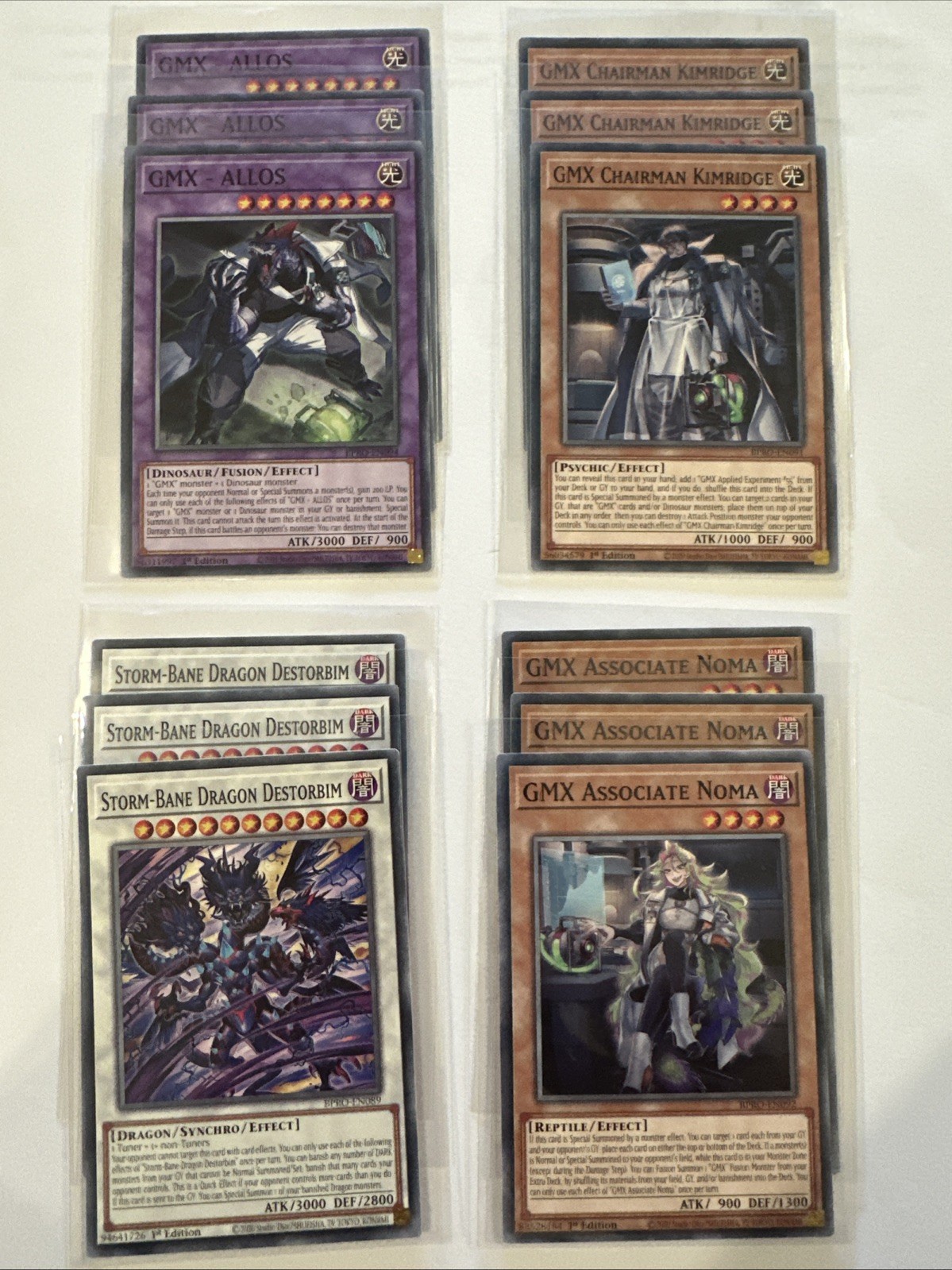 YuGiOh (BPRO - Deck) - GMX Dinosaur Engine - 4 x Playsets (12 x Cards) YuGiOh (BPRO - Deck) - GMX Dinosaur Engine - 4 x Playsets (12 x Cards)