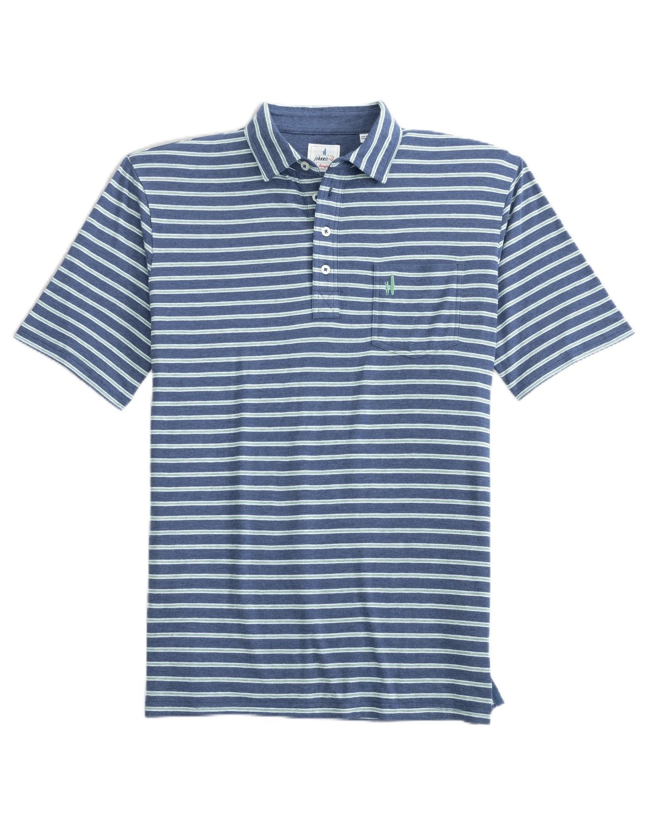 Johnnie-O johnnie-O The Matthis Stripe Original Polo Ocean Caper/S, Small