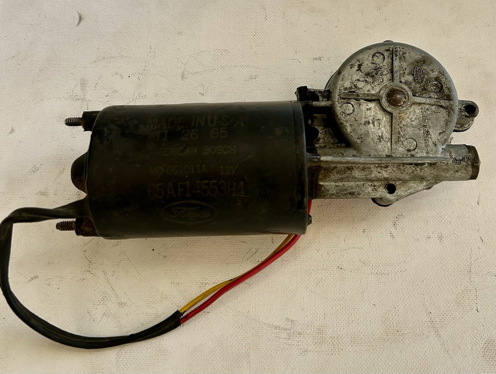 1965 66 FORD FALCON FAIRLANE RH PASSENGER WINDOW MOTOR FOMOCO *TESTED* 1965 66 FORD FALCON FAIRLANE RH PASSENGER WINDOW MOTOR FOMOCO *TESTED*