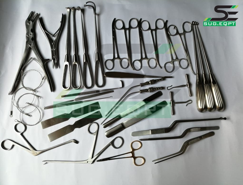 Basic Craniotomy Surgical Orthopedic Instruments Set 37 PCS Set A+