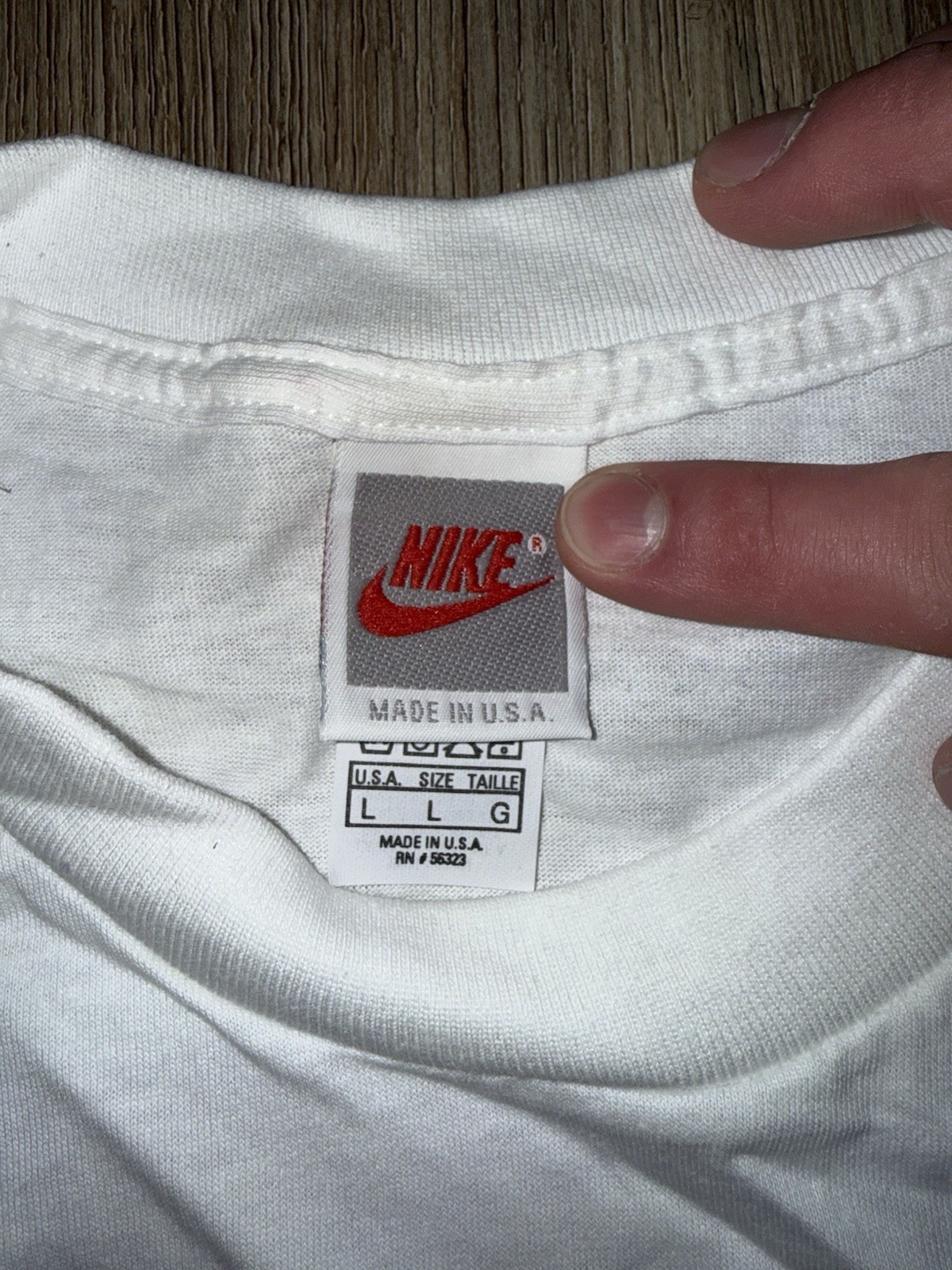 Vintage Nike T Shirt Lot of 5 Made in USA Large White Purple Swoosh 90s Vintage Nike T Shirt Lot of 5 Made in USA Large White Purple Swoosh 90s