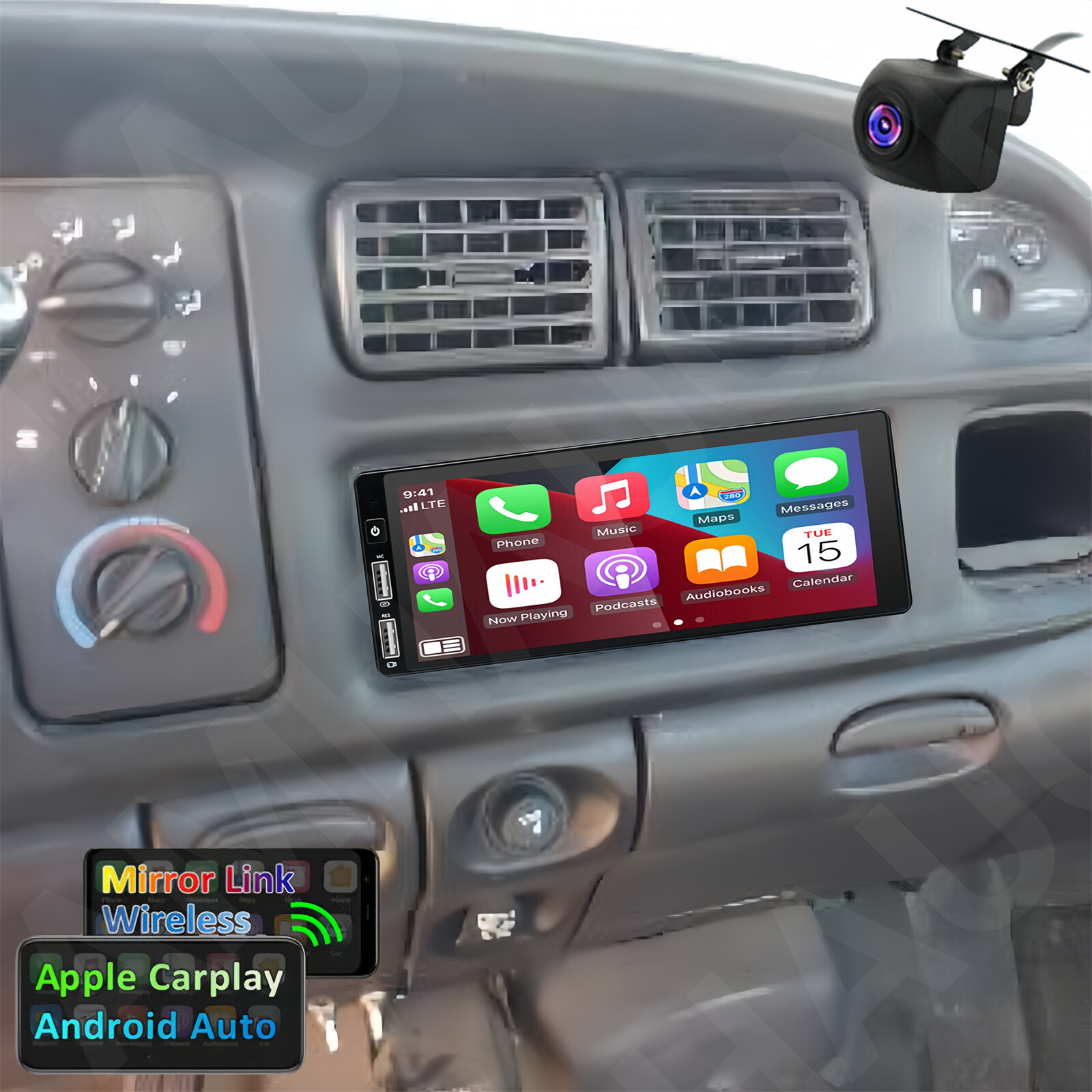 For 1994-2002 DODGE RAM 1500 2500 3500 Android 15 Carplay GPS Car Stereo Radio For 1994-2002 DODGE RAM 1500 2500 3500 Android 15 Carplay GPS Car Stereo Radio