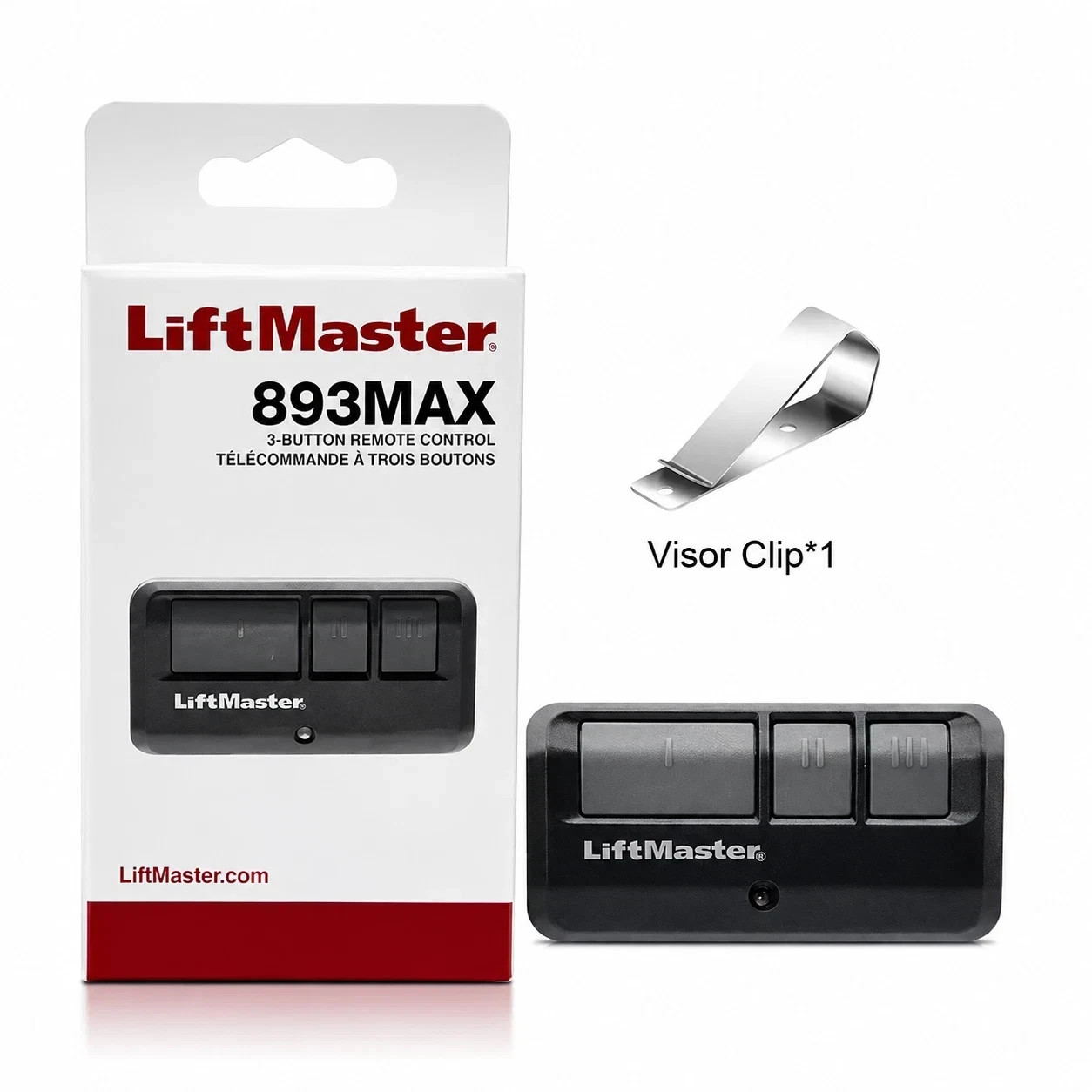 Garage Door Opener Remote  893Max for Chamberlain LiftMaster Craftsman