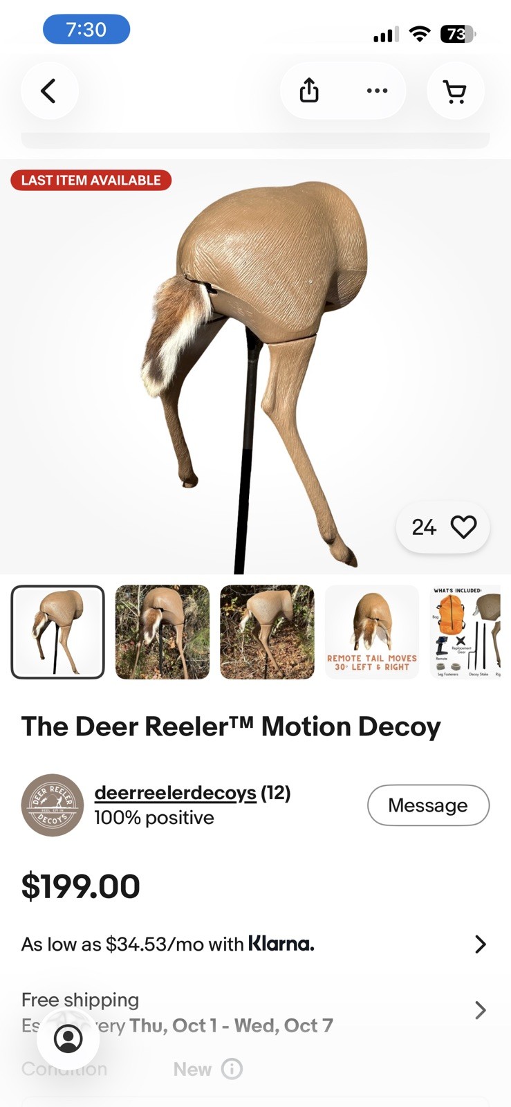 The Deer Reeler™ Motion Decoy The Deer Reeler™ Motion Decoy