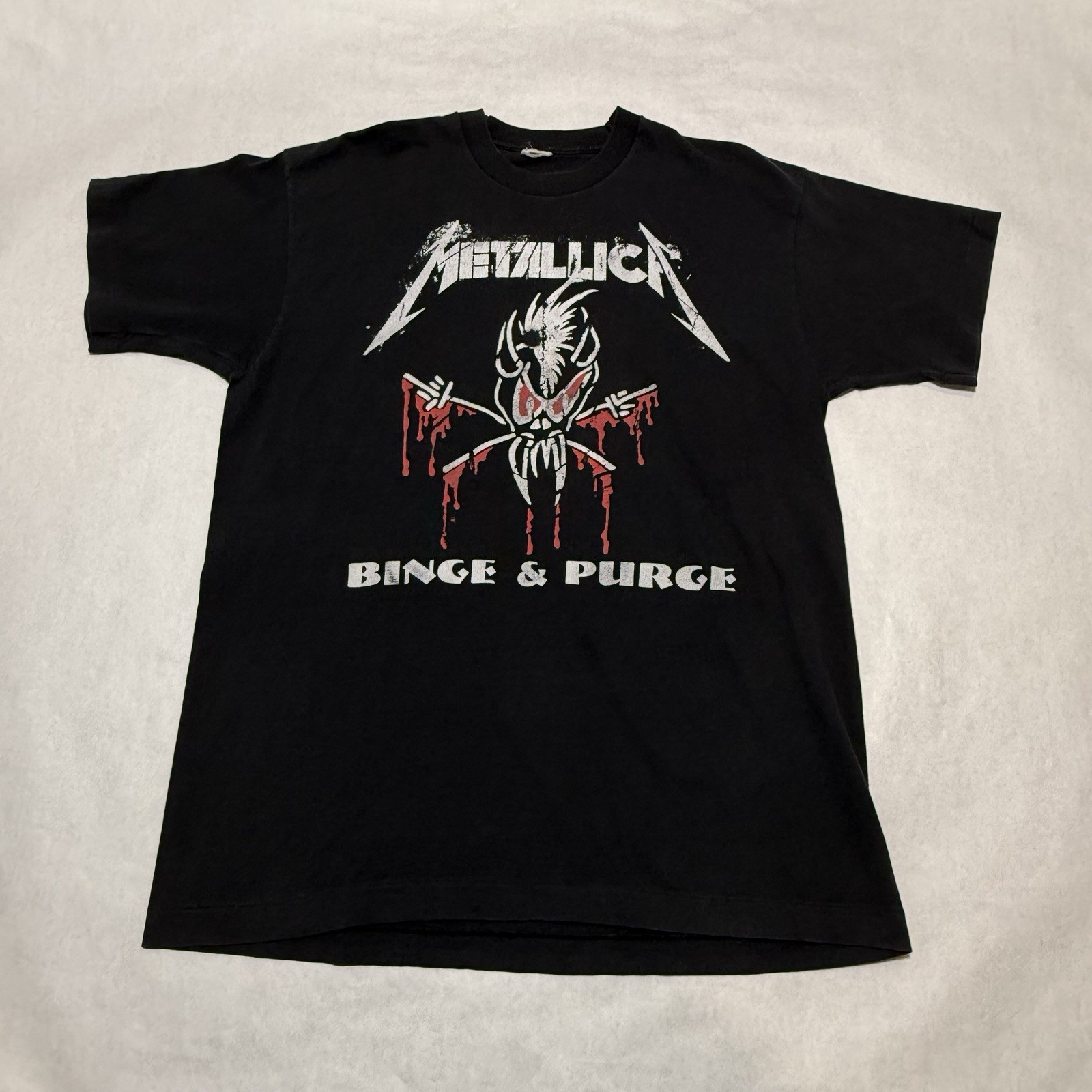 Vtg 1994 Metallica Binge & Purge Tour Tee XL Shirt Danzig Suicidal Tendencies