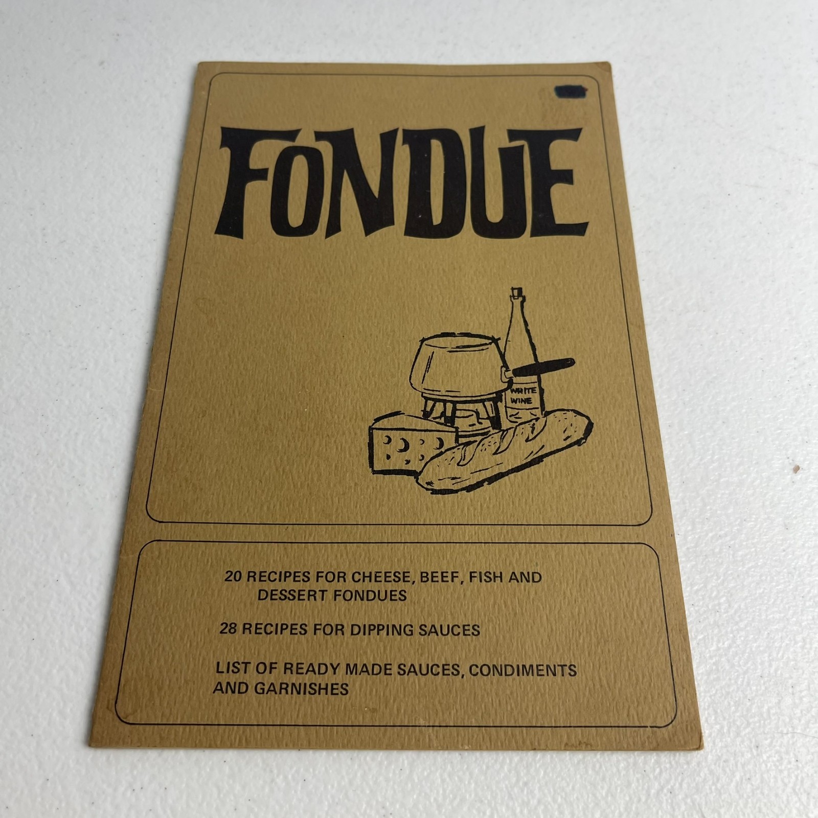 VTG 1968 Fondue Booklet - Braunstein VTG 1968 Fondue Booklet - Braunstein