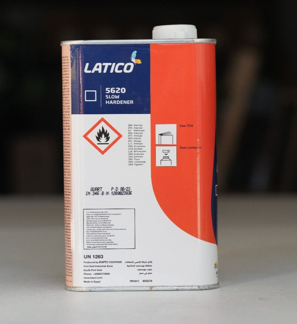 KAPCI 5860 4:1 HARDENER ONLY Quart Size. For Latico Clear Coat, Slow Medium Fast KAPCI 5860 4:1 HARDENER ONLY Quart Size. For Latico Clear Coat, Slow Medium Fast