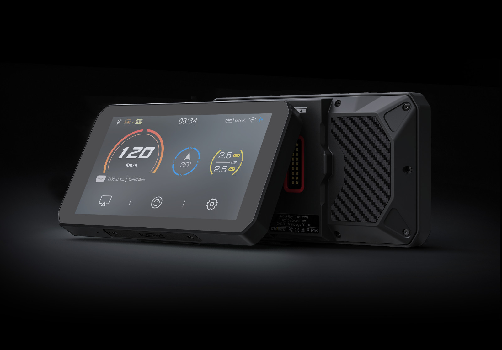 Chigee AIO-5 Play for BMW Smart Digital Display CarPlay and Android Auto