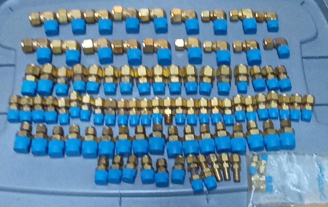 Swagelok & Swagelok Holland Brass Elbows Straight 1/2 Swagelok & Swagelok Holland Brass Elbows Straight 1/2