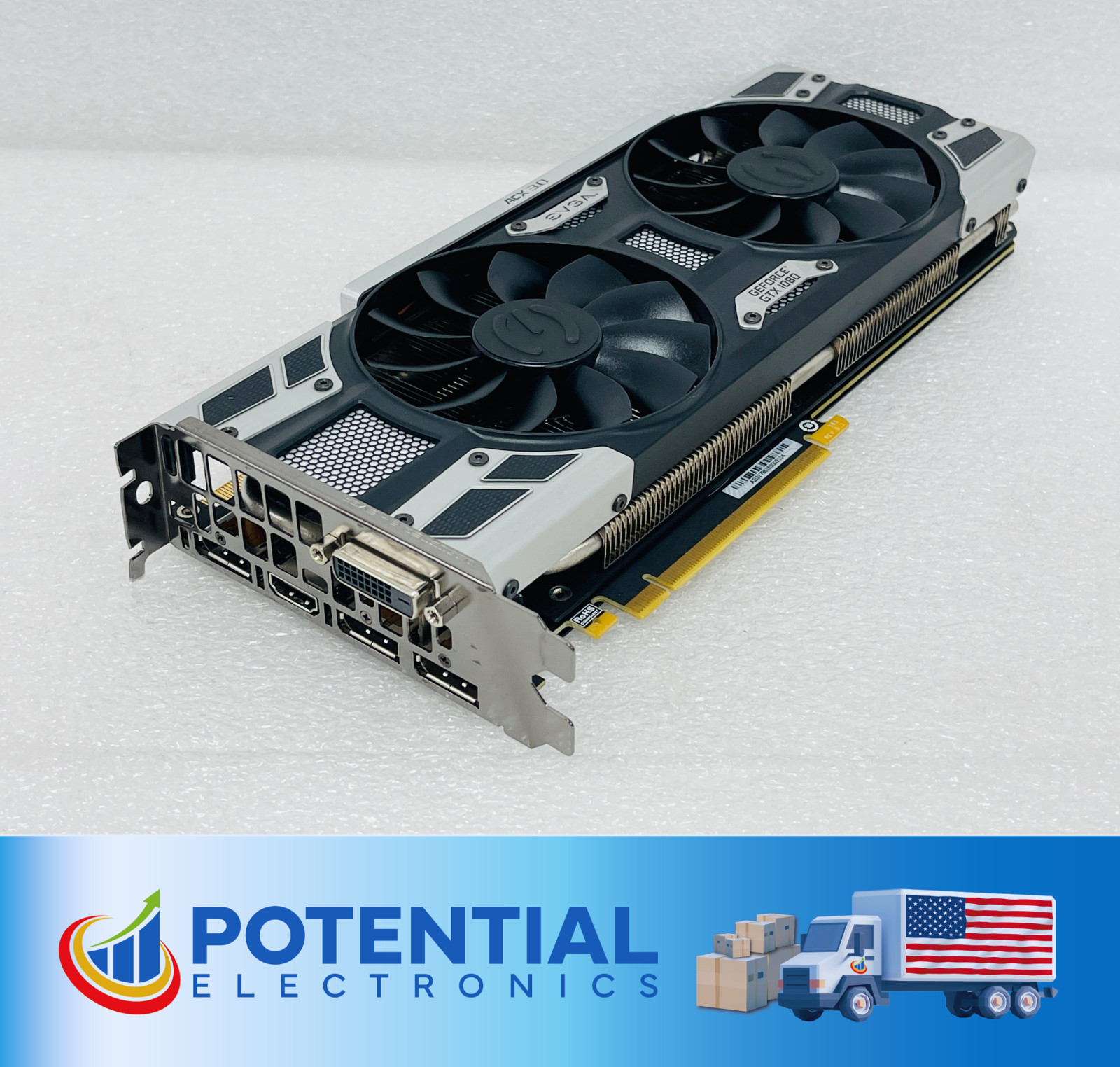 USED - EVGA GeForce GTX 1080 8GB GDDR5X Graphics Card 08G-P4-6183-KR USED - EVGA GeForce GTX 1080 8GB GDDR5X Graphics Card 08G-P4-6183-KR