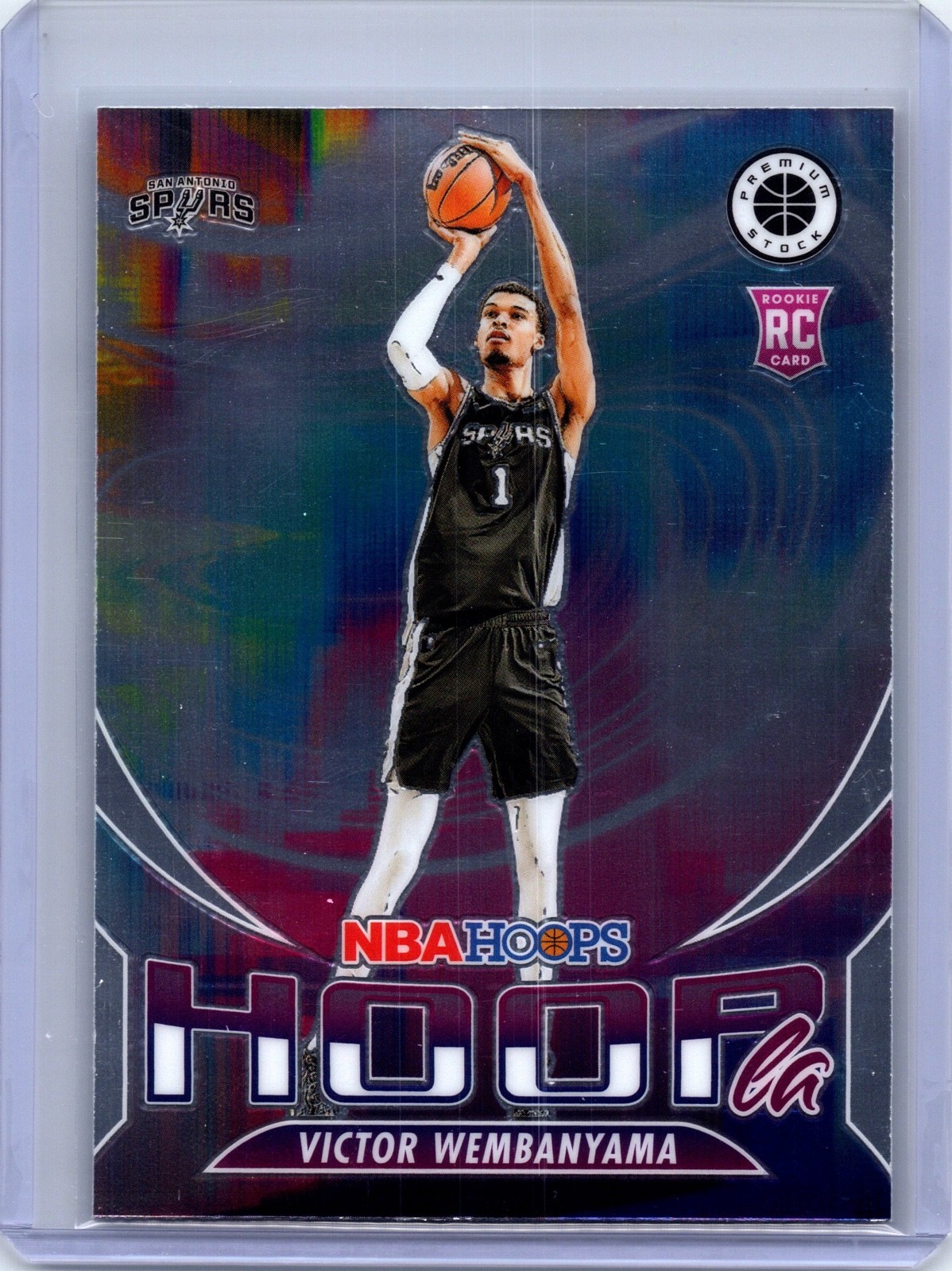 2023-24 Panini Nba Hoops Premium Stock - Hoopla Victor Wembanyama #5 (RC) 2023-24 Panini Nba Hoops Premium Stock - Hoopla Victor Wembanyama #5 (RC)
