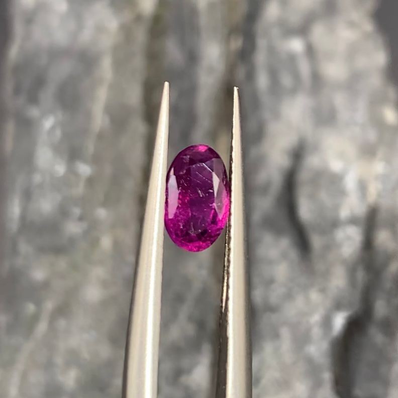 0.85Ct Natural Velvet Pink Rare Kashmir Sapphire