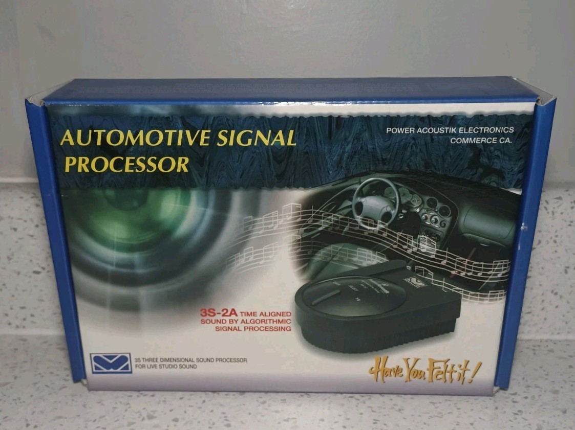 Power Acoustik Automotive Signal Processor 3S Sound Processing System 3S-2A 1998 Power Acoustik Automotive Signal Processor 3S Sound Processing System 3S-2A 1998