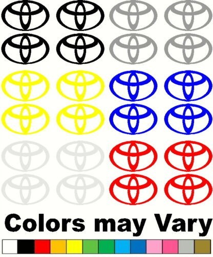 (8) Toyota Decal Buy 1 get 7 FREE Decal Vinyl Sticker JDM window Truck 