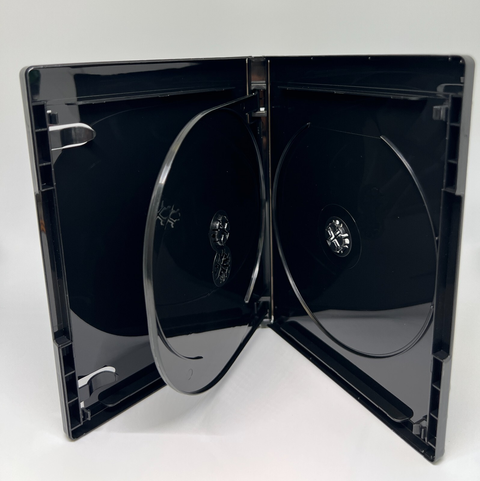 3 PCS NEW TOP QUALITY  14MM 4K ULTRA HD TRIPLE MULTI-3 BLURAY CASE, BLACK, QJ300