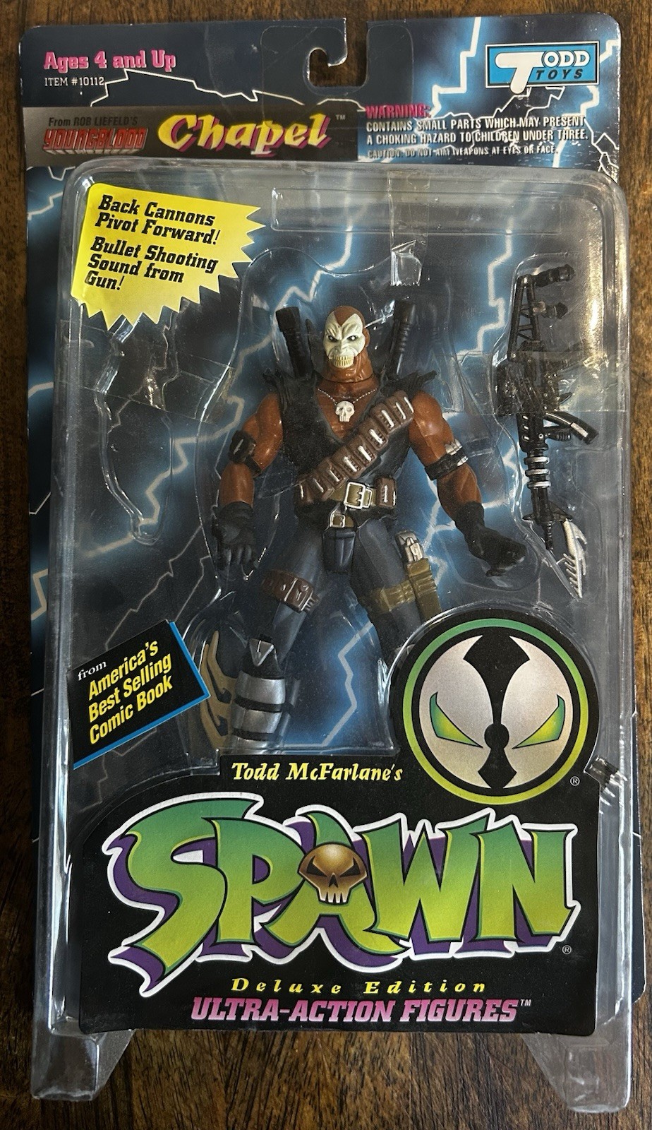 1995 McFarlane Toys SPAWN Deluxe Edition Ultra Action CHAPEL,