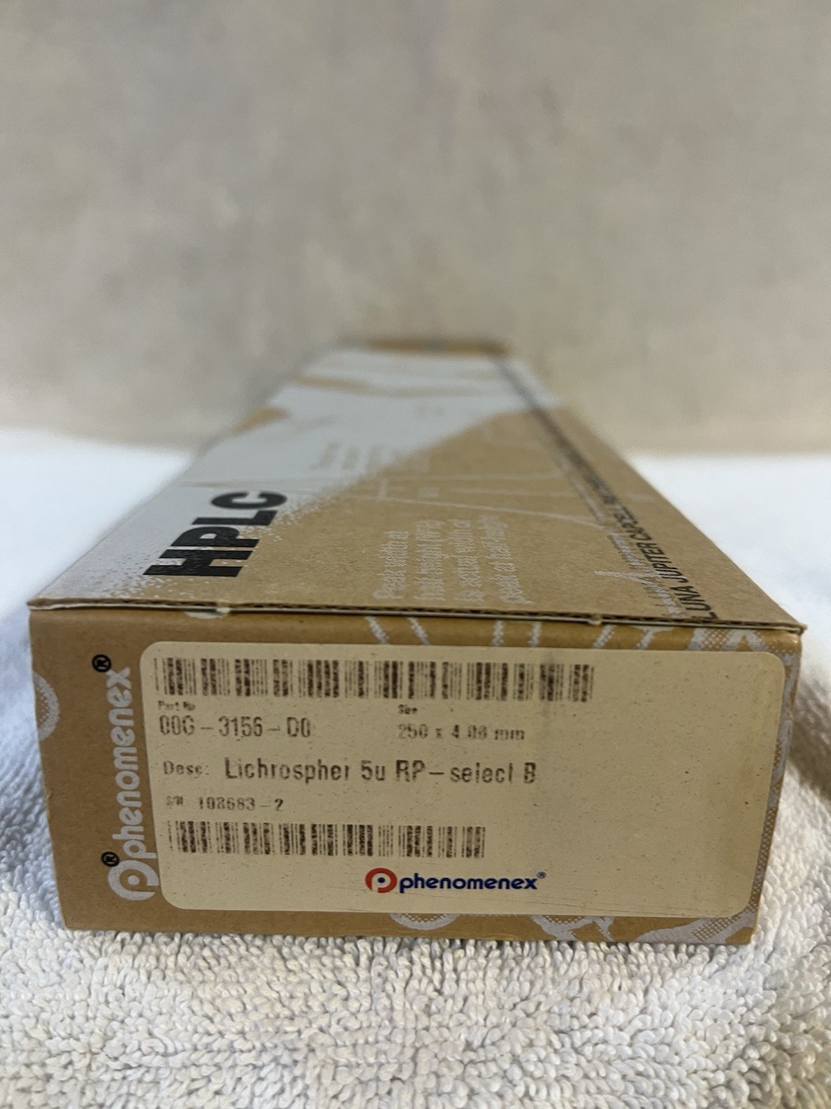 PHENOMENEX LICHROSPHER 5μ RP-SELECT B 250x4.6mm HPLC COLUMN 00G-3156-D0