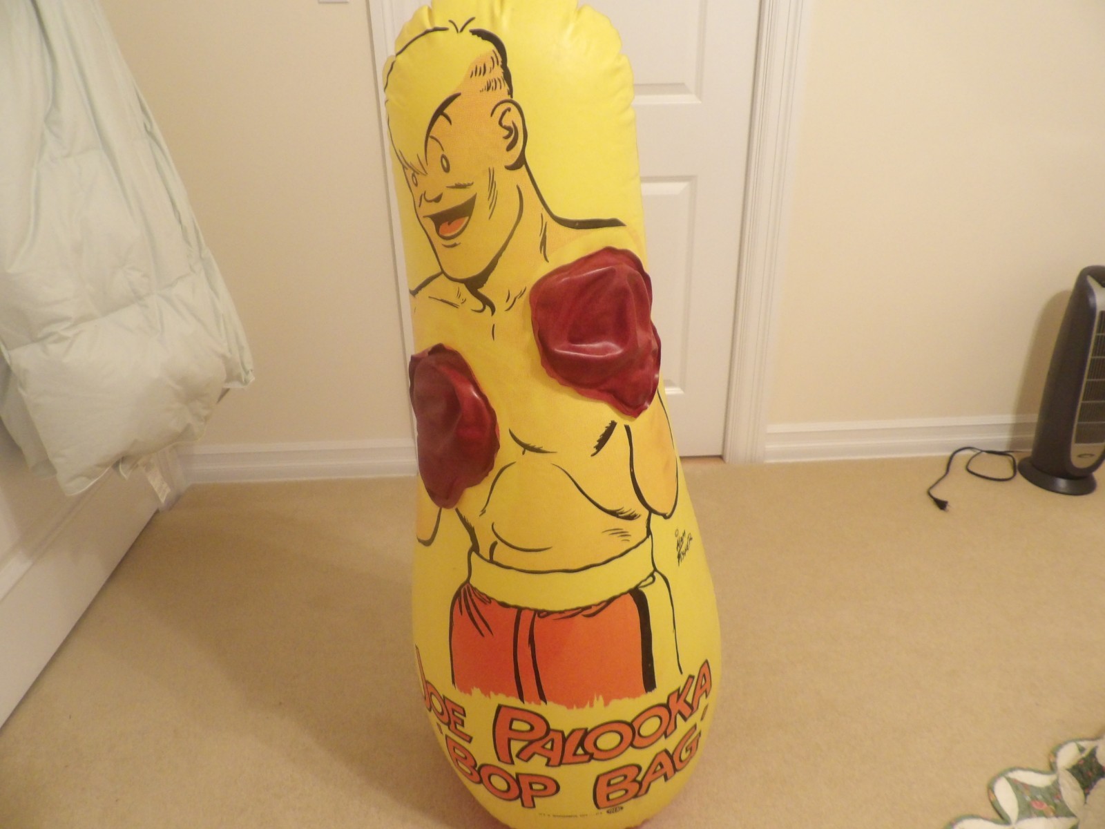 vintage 1950's Joe Palooka Bop Bag Circa 1950s