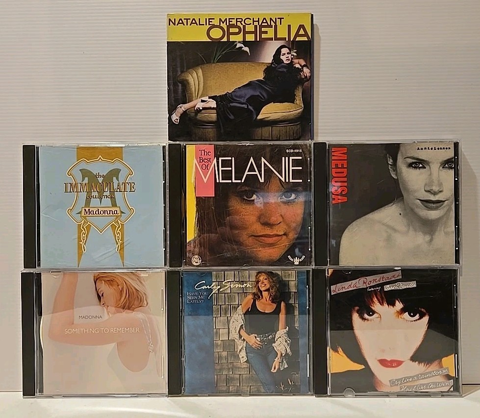 FEMALE VOCALISTS / BANDS POP/ROCK CD LOT OF 7 - SEE TITLES IN DESCRIPTION - FV2