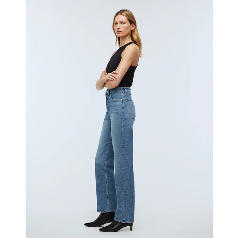 Madewell The \'90s Straight Jean in Rondell Wash