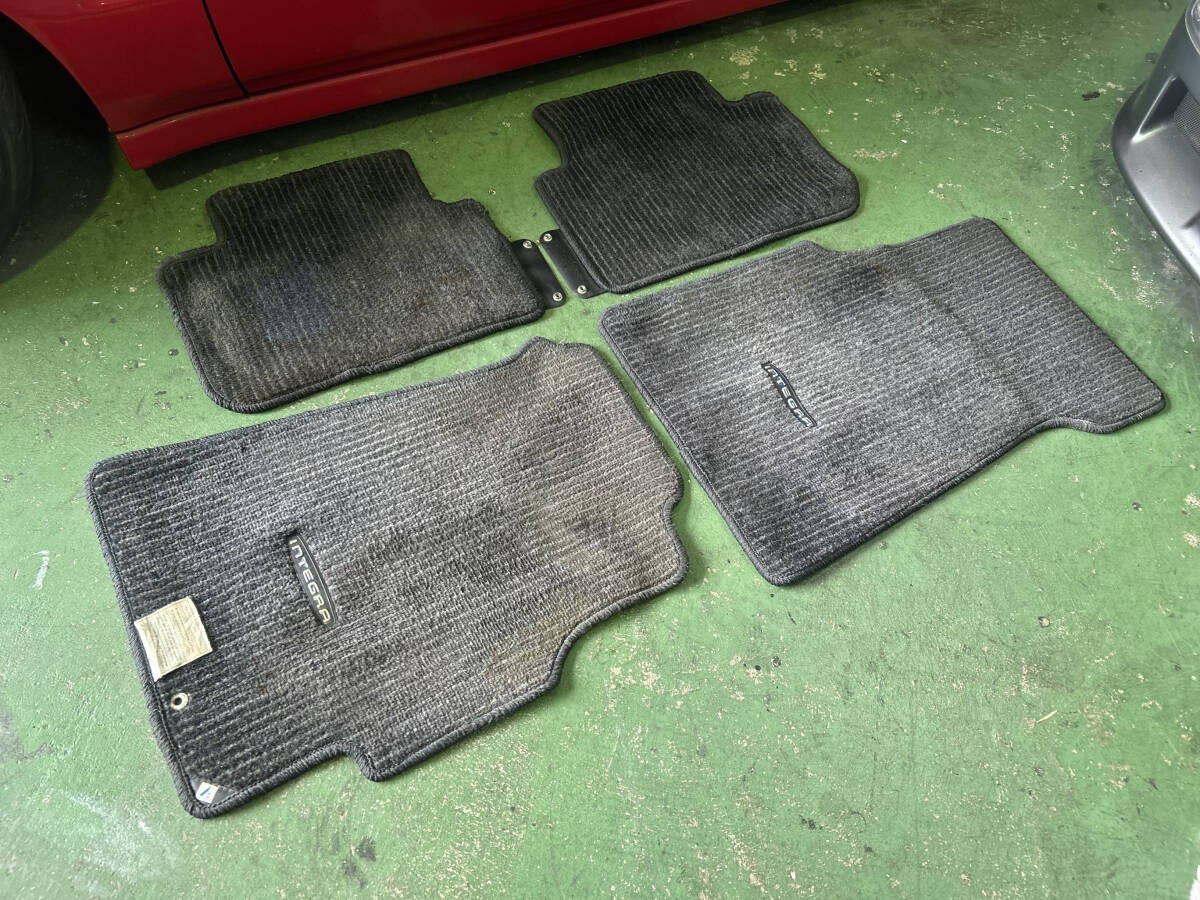 Junk JDM HONDA Integra DC2 DeepsRacing Floor Mats Genuine Accessory Si-VTEC