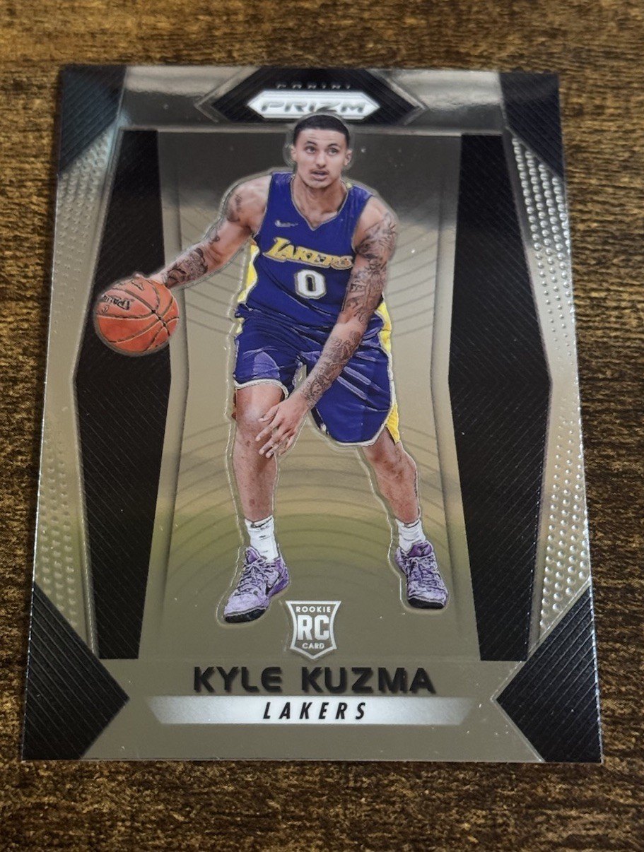 2017-18 Panini Prizm Rookie Kyle Kuzma #283 Lakers Utah Quantity RC Free 2017-18 Panini Prizm Rookie Kyle Kuzma #283 Lakers Utah Quantity RC Free