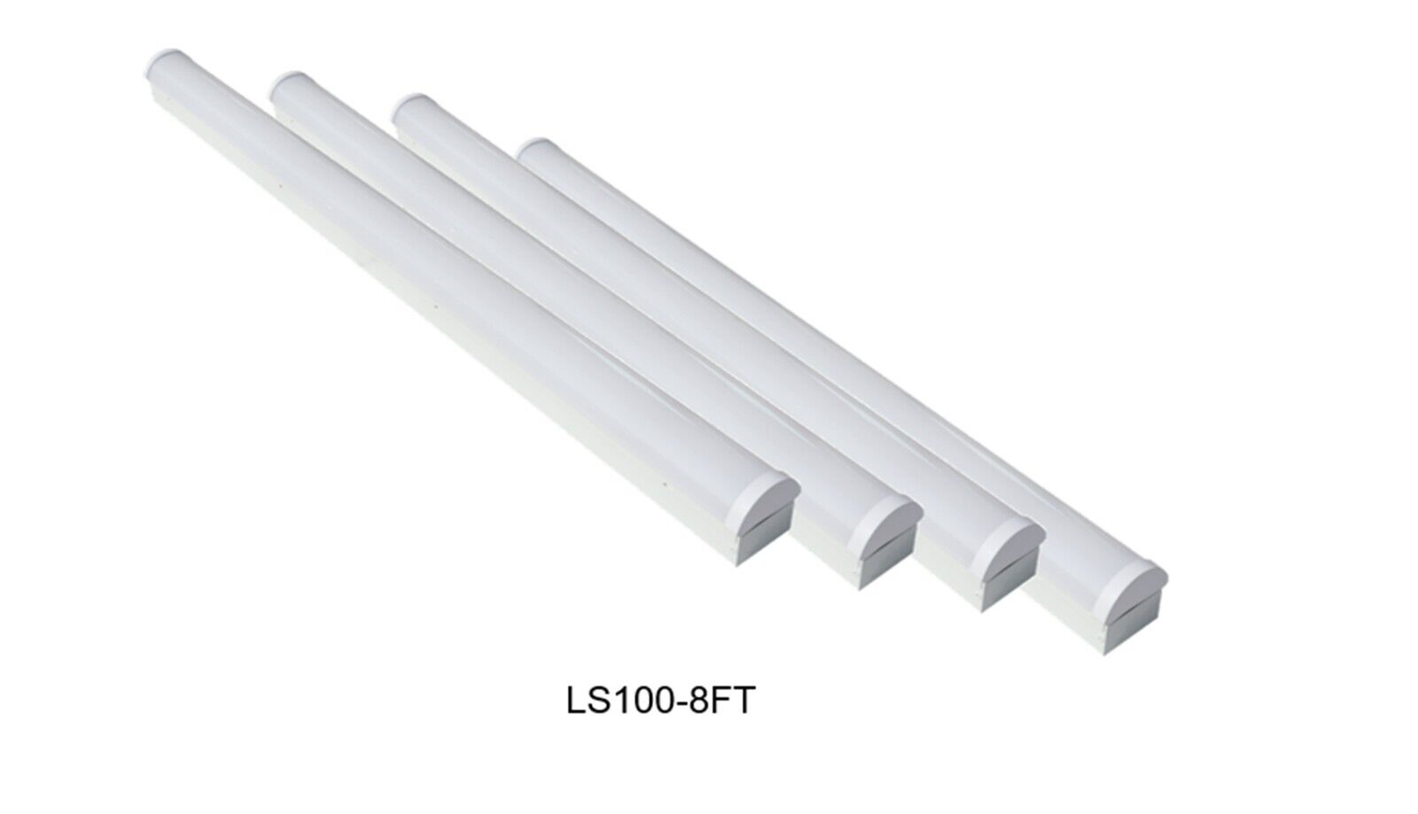HY 4 Pack LED 8FT  Linear Strip 80/60/40W 5200/7800/10400 lm Adjustable