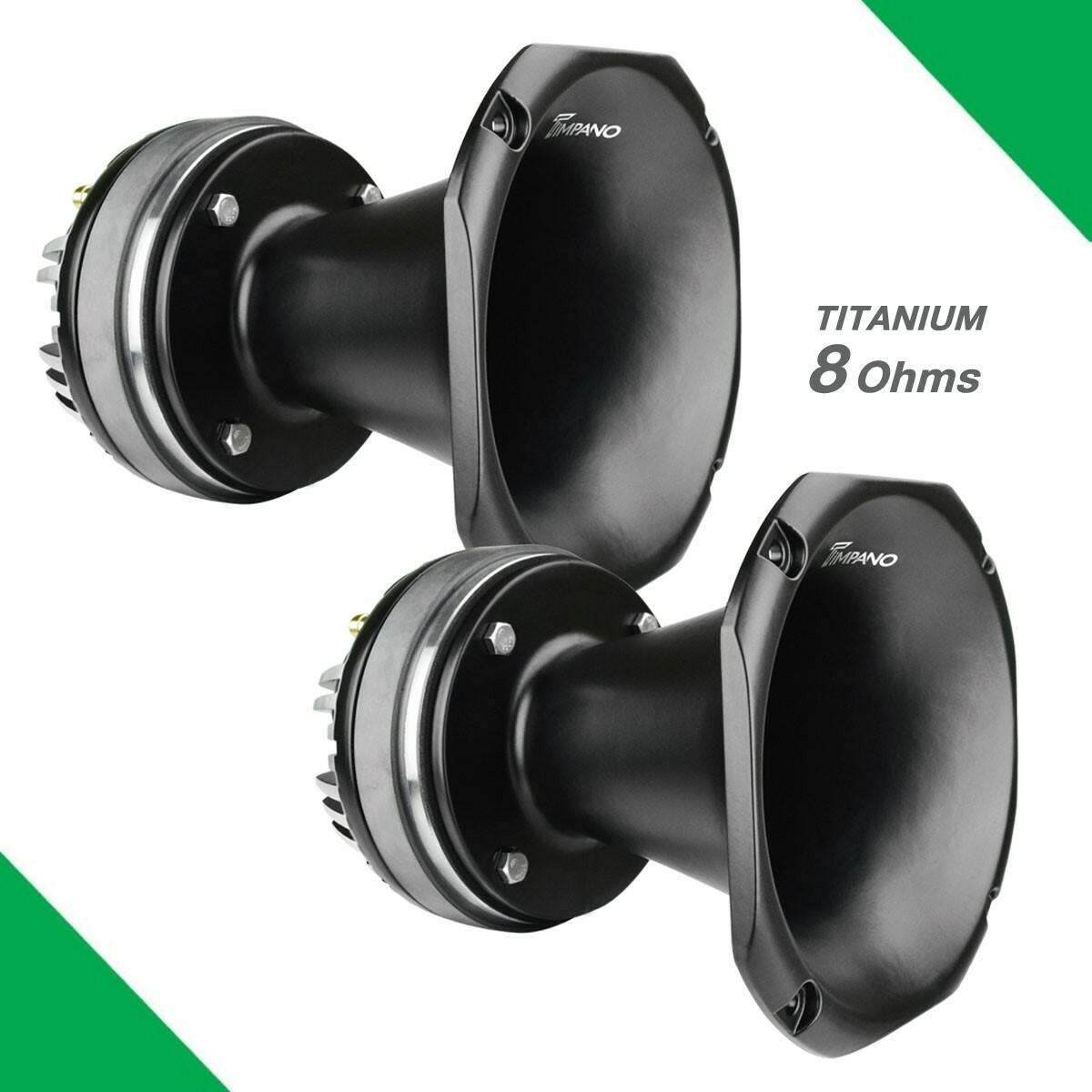 (2) TIMPANO TPT-DH2000 PRO 450W 8 OHM 2