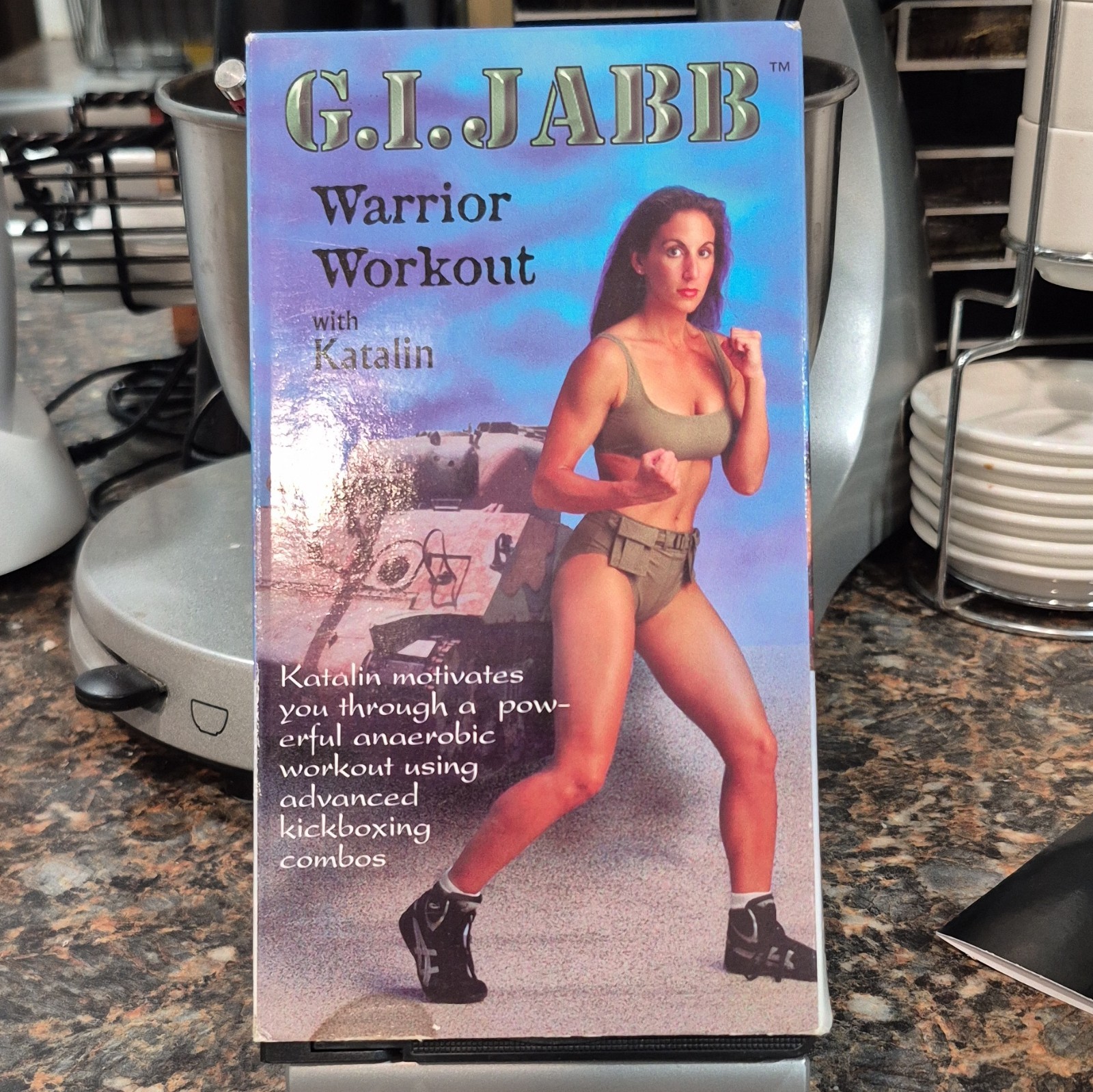 Mortal Kombat Kitana Actor Katalin Zamiar G.I. JABB Warrior Workout VHS Rare