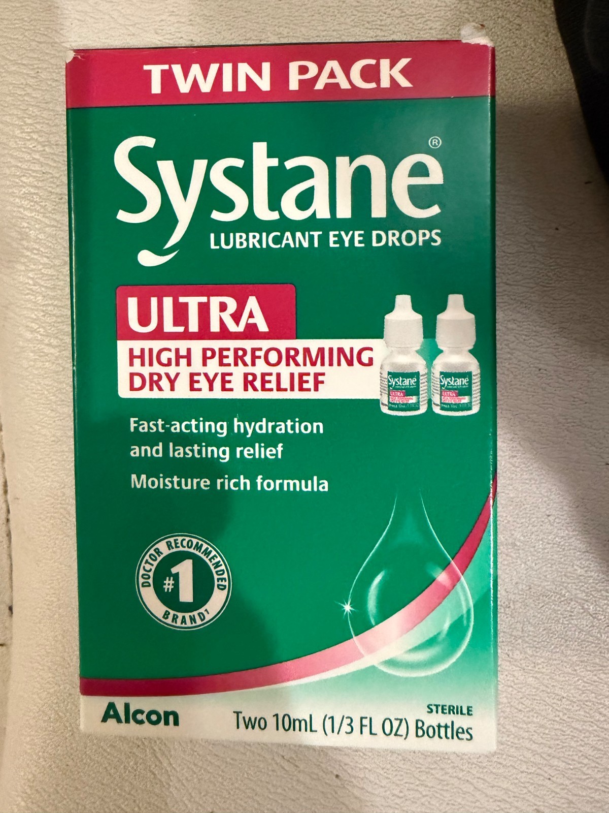 Systane Ultra Twin Pack Eye Drops 10mL expires 11/2028 Systane Ultra Twin Pack Eye Drops 10mL expires 11/2028