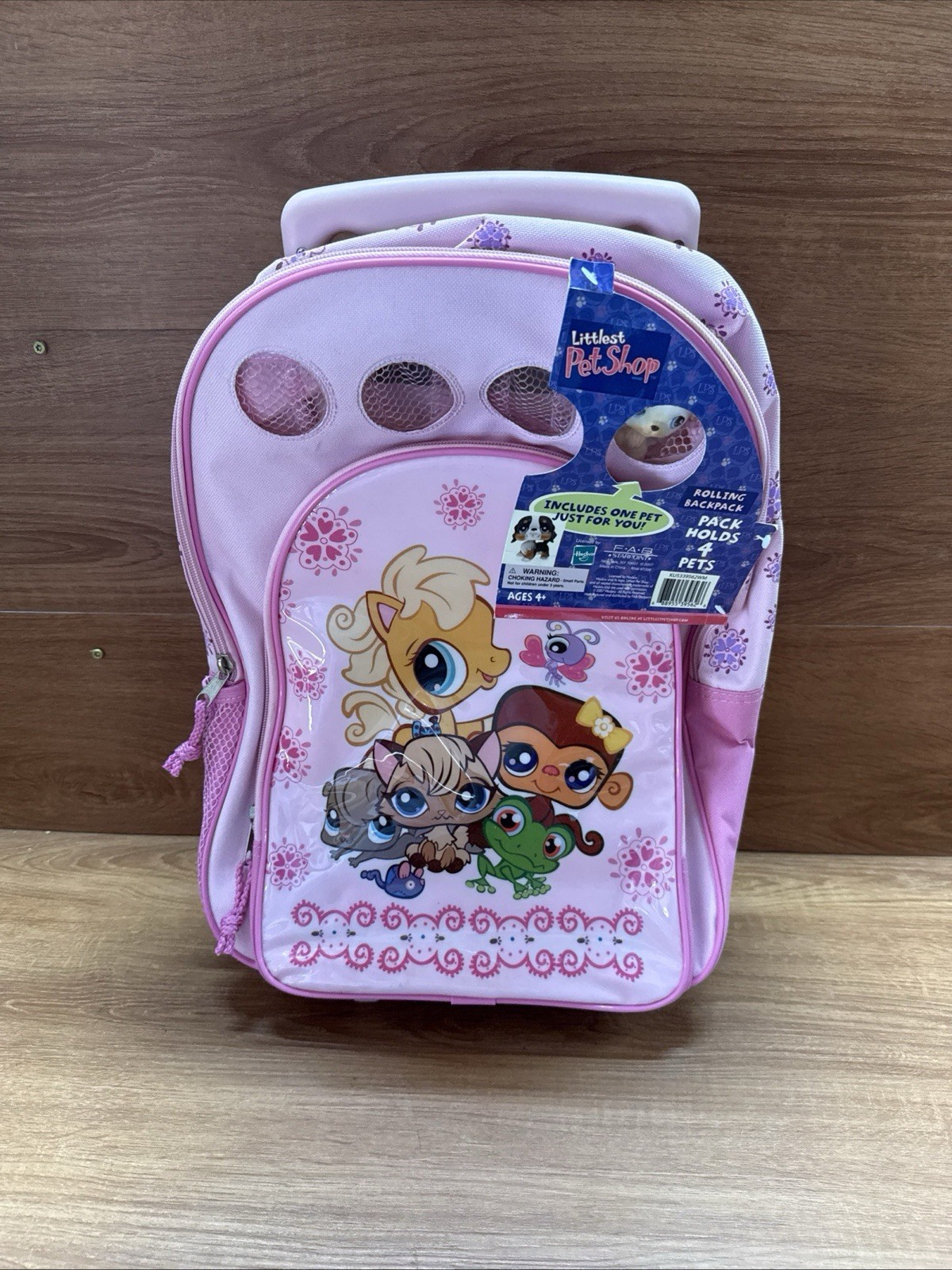 LPS Littlest Pet Shop Rolling Backpack Rare With One Pet Brand New LPS Littlest Pet Shop Rolling Backpack Rare With One Pet Brand New