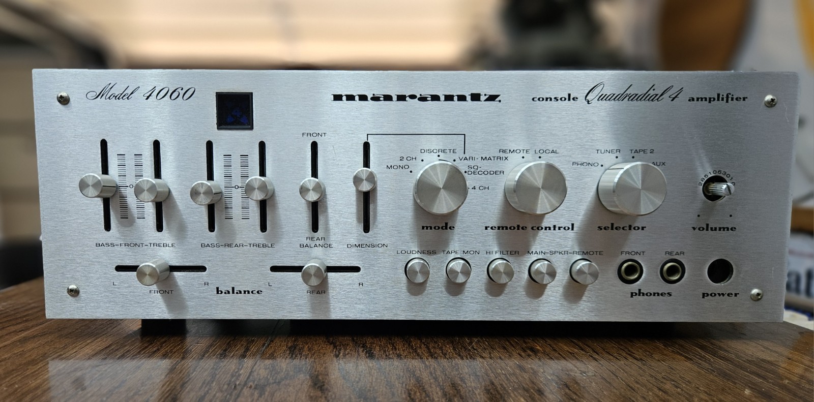 Marantz Model 4060 4-Channel Amplifier Quadradial 4 with SQA-1 adaptor Marantz Model 4060 4-Channel Amplifier Quadradial 4 with SQA-1 adaptor