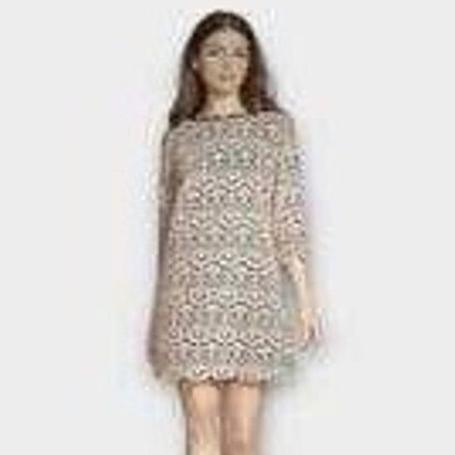 Chelsea28 Beige Lace Dress Small Lined Boat Neck 3/4 Sleeve Dressy Boho Cottage Chelsea28 Beige Lace Dress Small Lined Boat Neck 3/4 Sleeve Dressy Boho Cottage