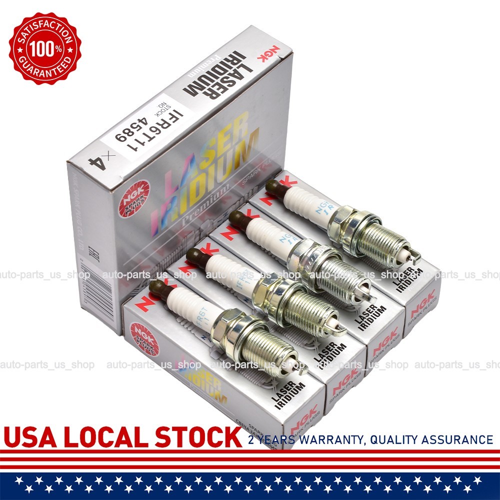 4x NGK Laser Iridium IFR6T11 4589 Spark Plugs For Camry Lexus ES300 Corolla RAV4