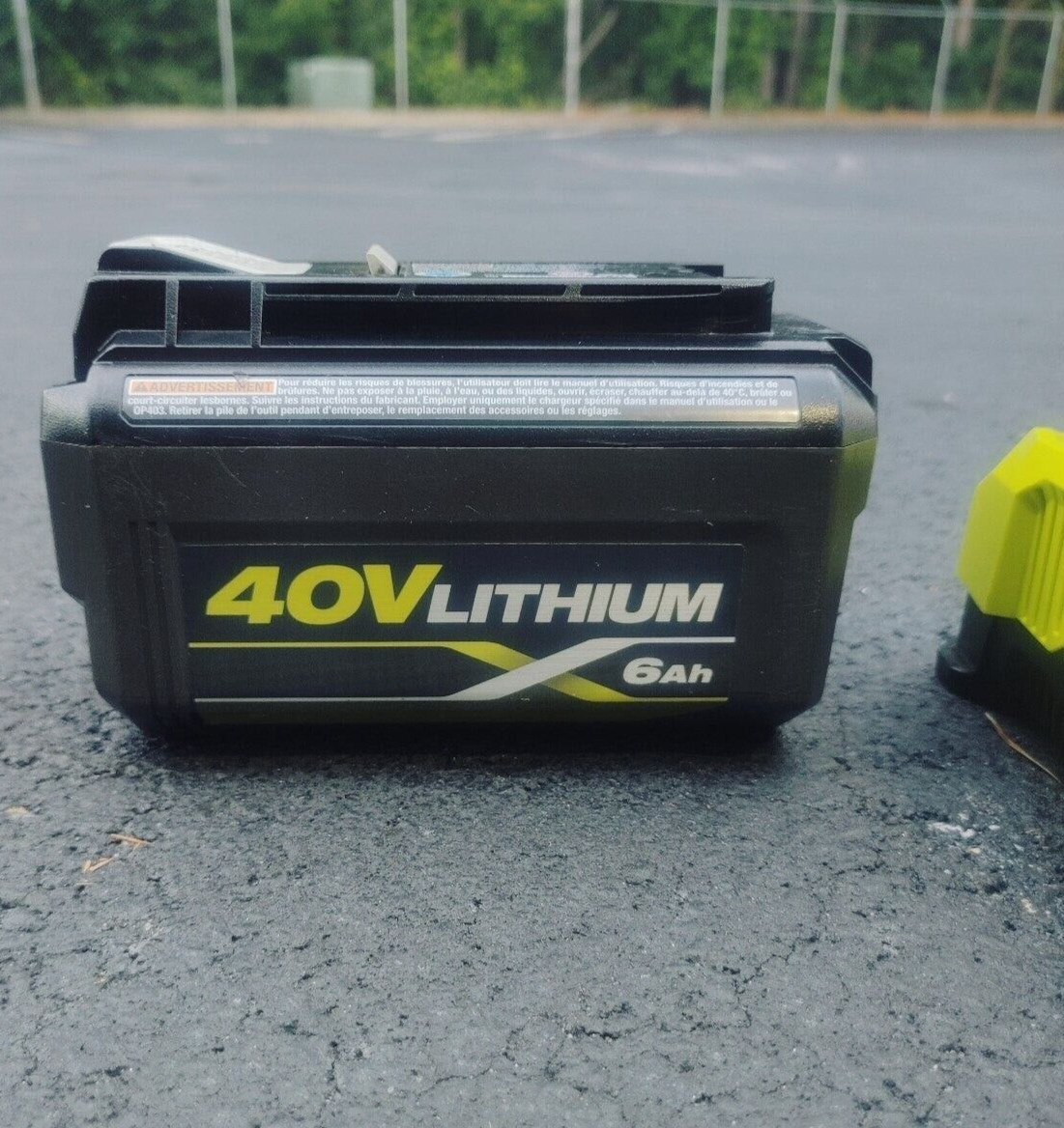 Ryobi 40v Battery (6ah) and Fast Charger Ryobi 40v Battery (6ah) and Fast Charger